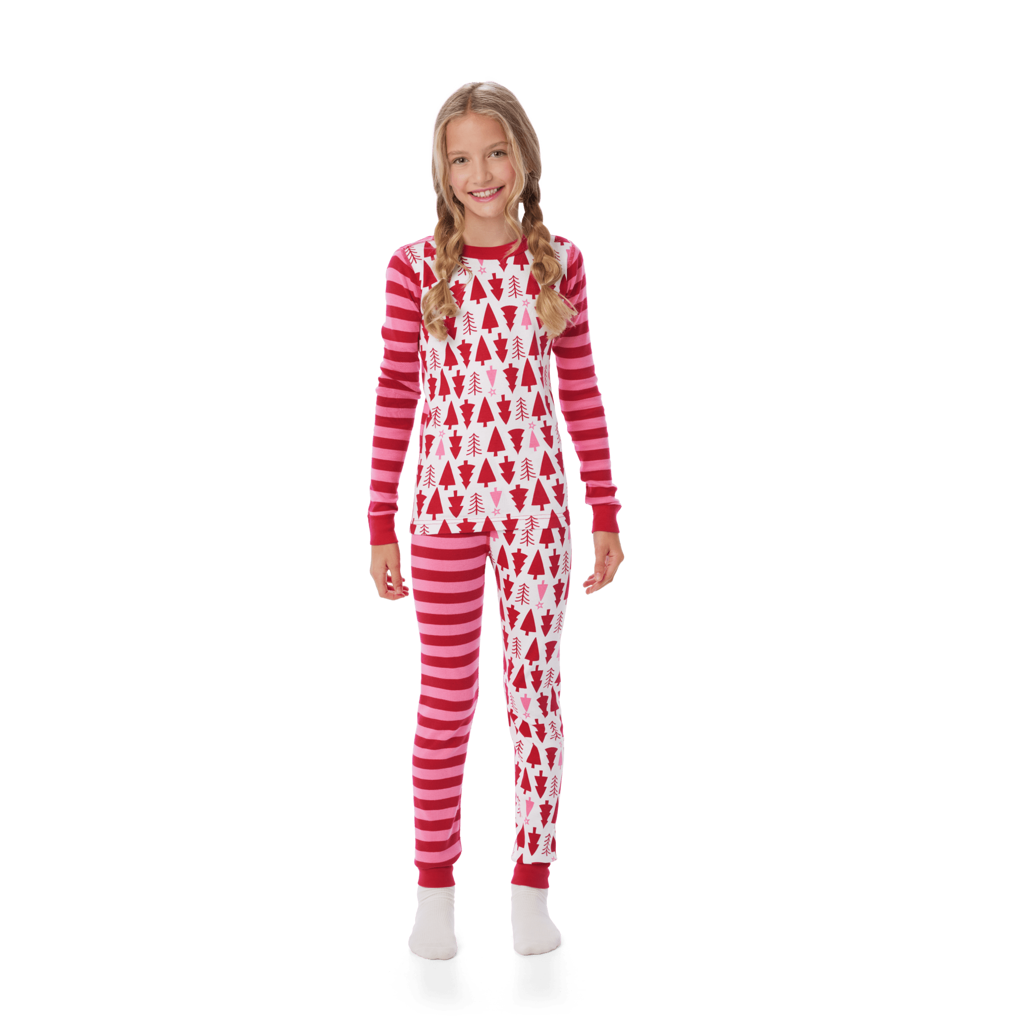 American Girl X Hanna Andersson Holiday Treetops Pajamas For Girls & 18-Inch Dolls - Image 3