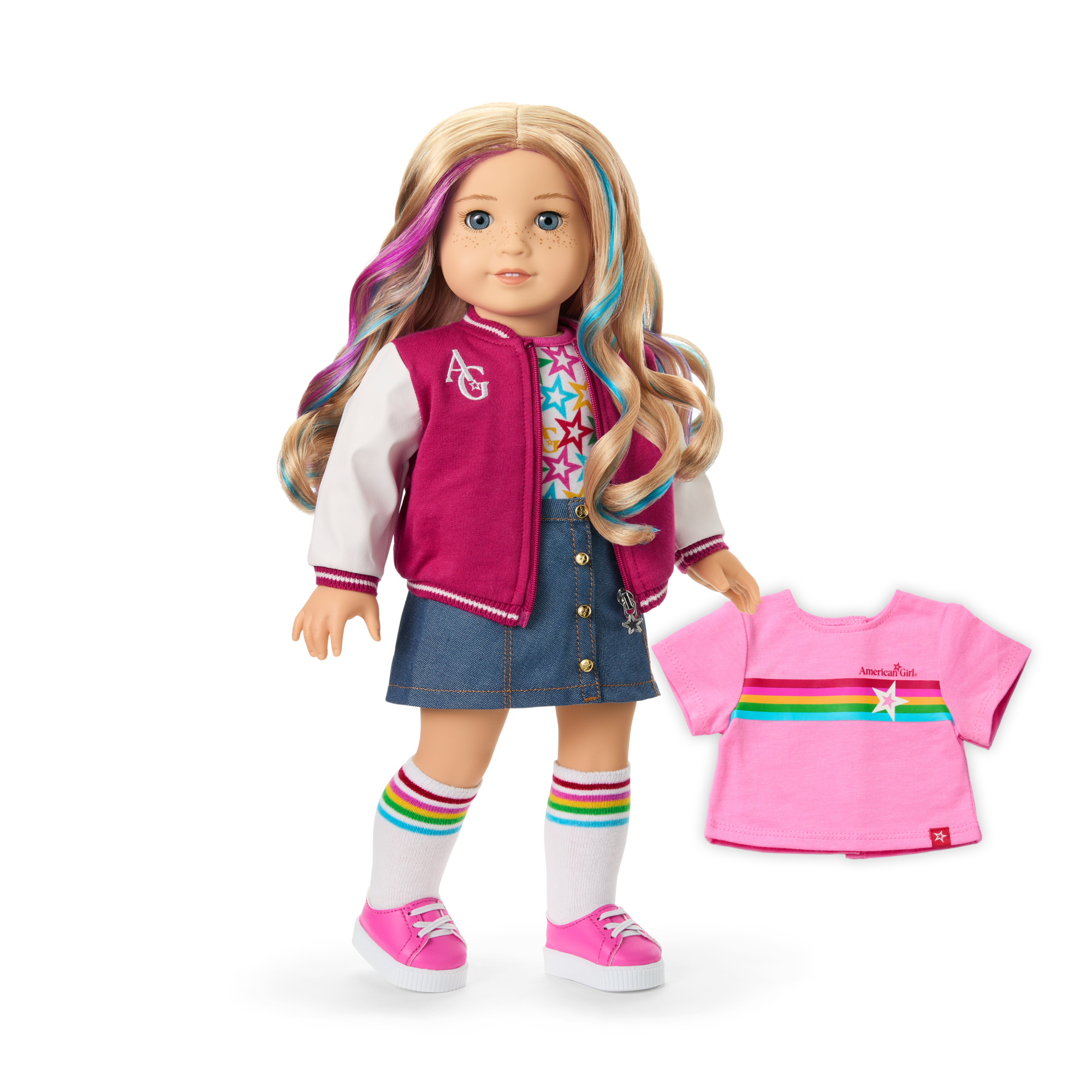 Truly Me 18-Inch Doll #110 With Wavy Blonde Hair - Image 2