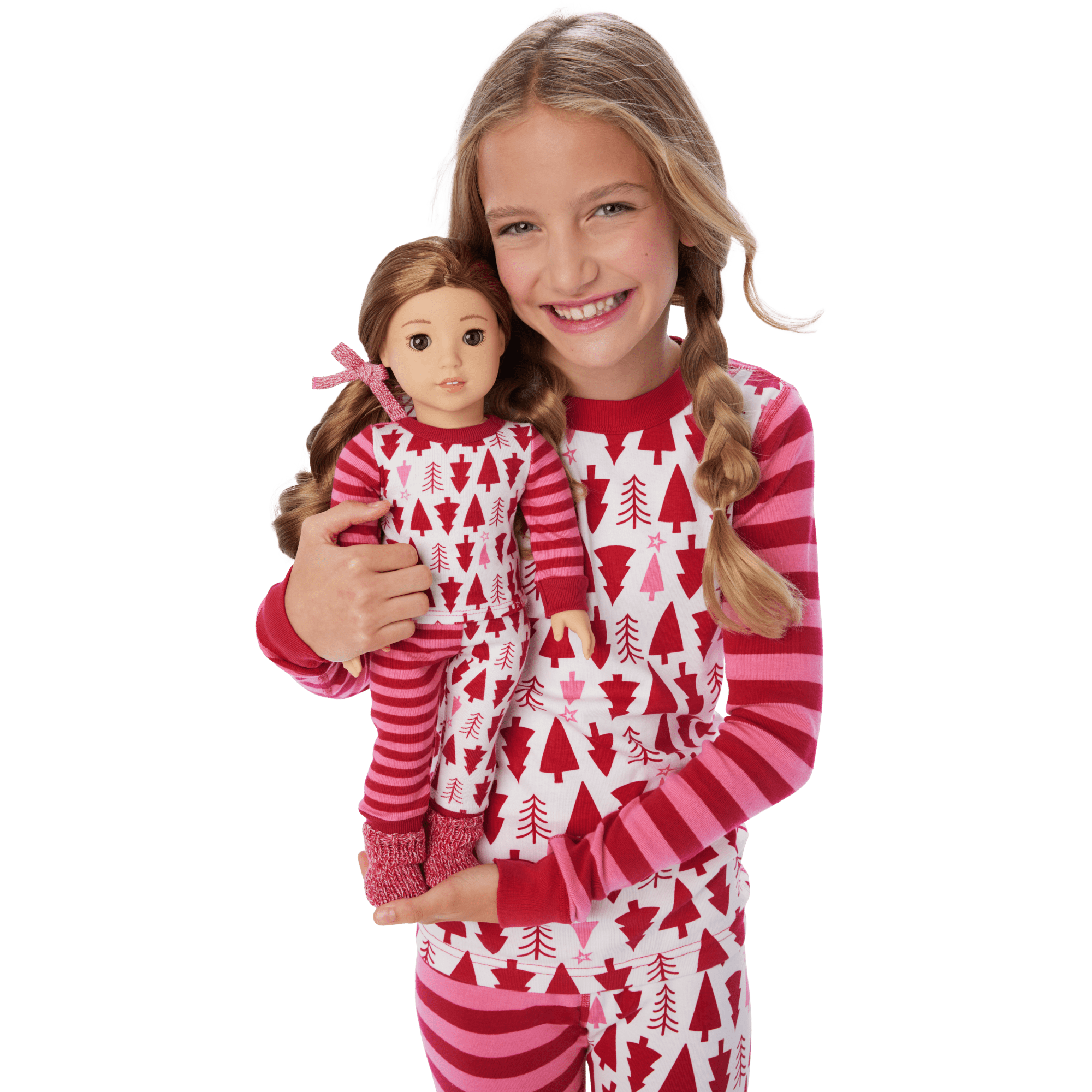 American Girl X Hanna Andersson Holiday Treetops Pajamas For Girls & 18-Inch Dolls - Image 20