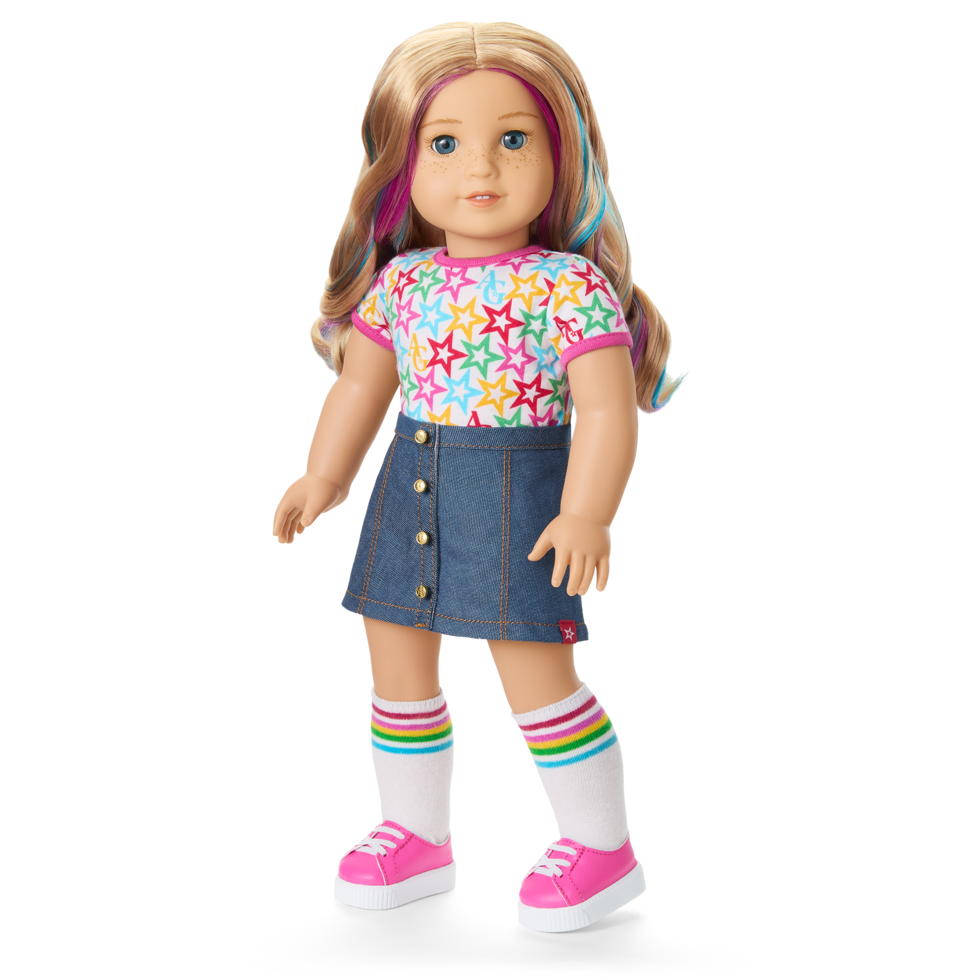 Truly Me 18-Inch Doll #110, Puppy, Mini Backpack & Accessories Ag Star Squad Bundle - Image 9