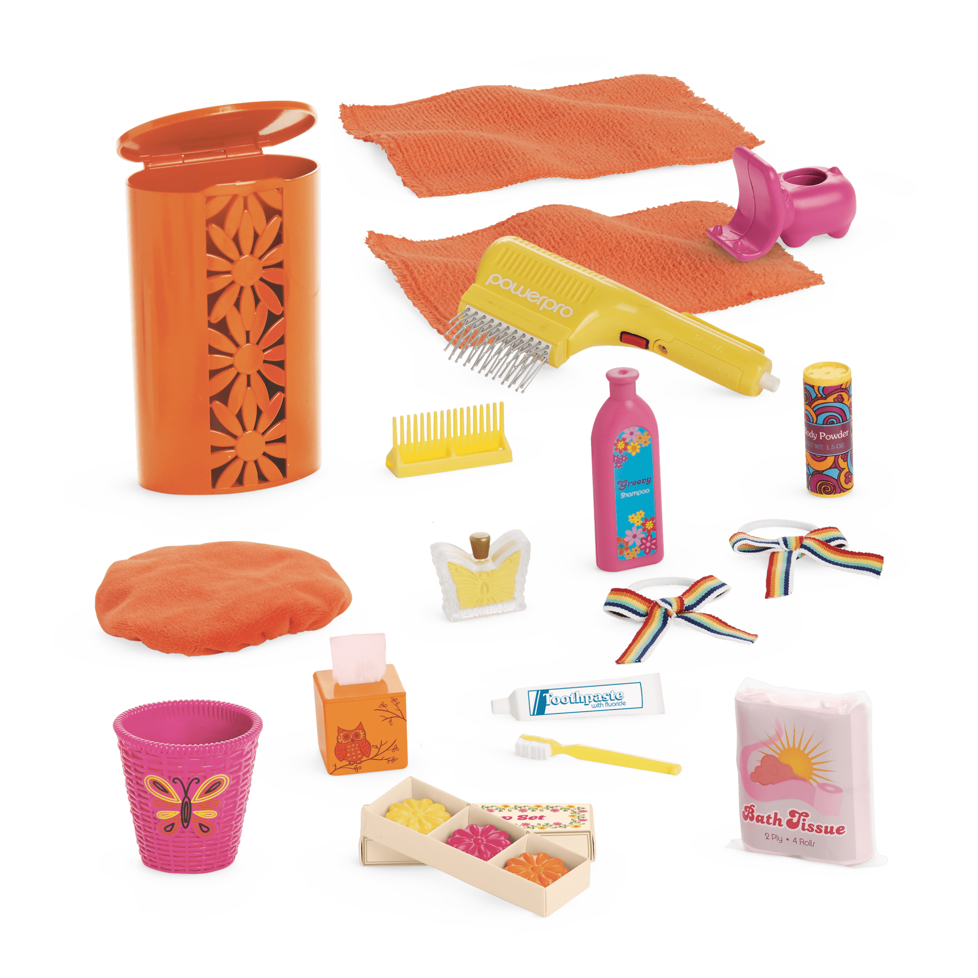 Julie's Groovy Bathroom For 18-Inch Dolls (Historical Characters) - Image 4