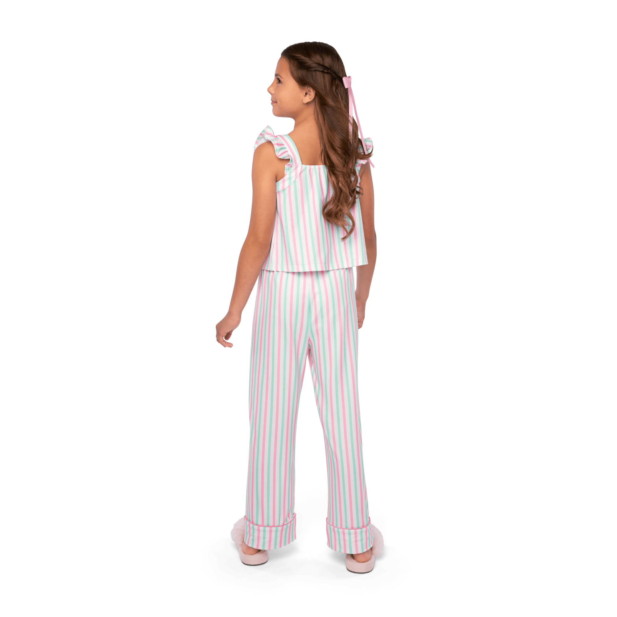 Raquel's Coastal Stripes Pajamas For Girls (Girl Of The Year 2026) - Image 3