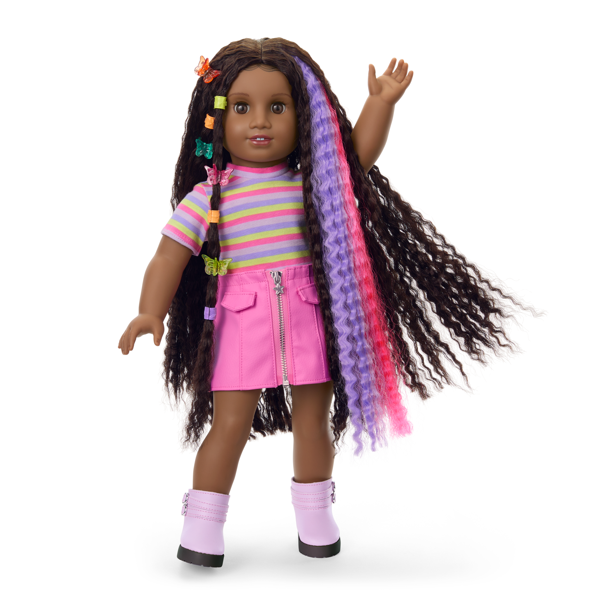 Long Hair Looks By Truly Me 18-Inch Doll #135 & Hair Accessories - Image 5