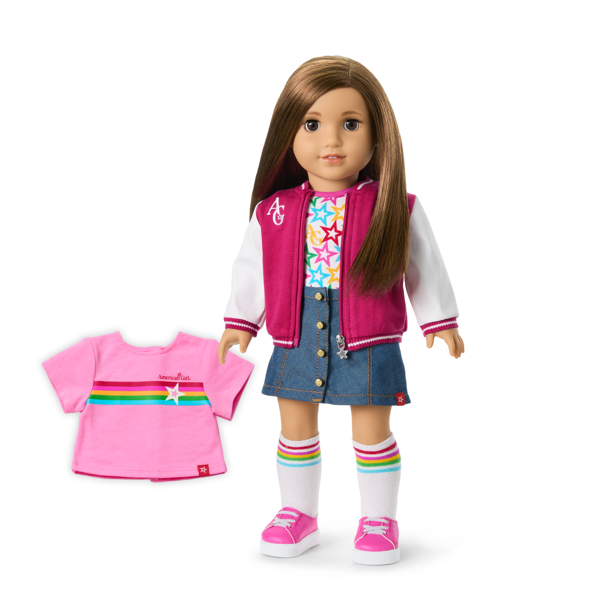 Truly Me 18-Inch Doll #107 With Straight Brown Hair - Image 2