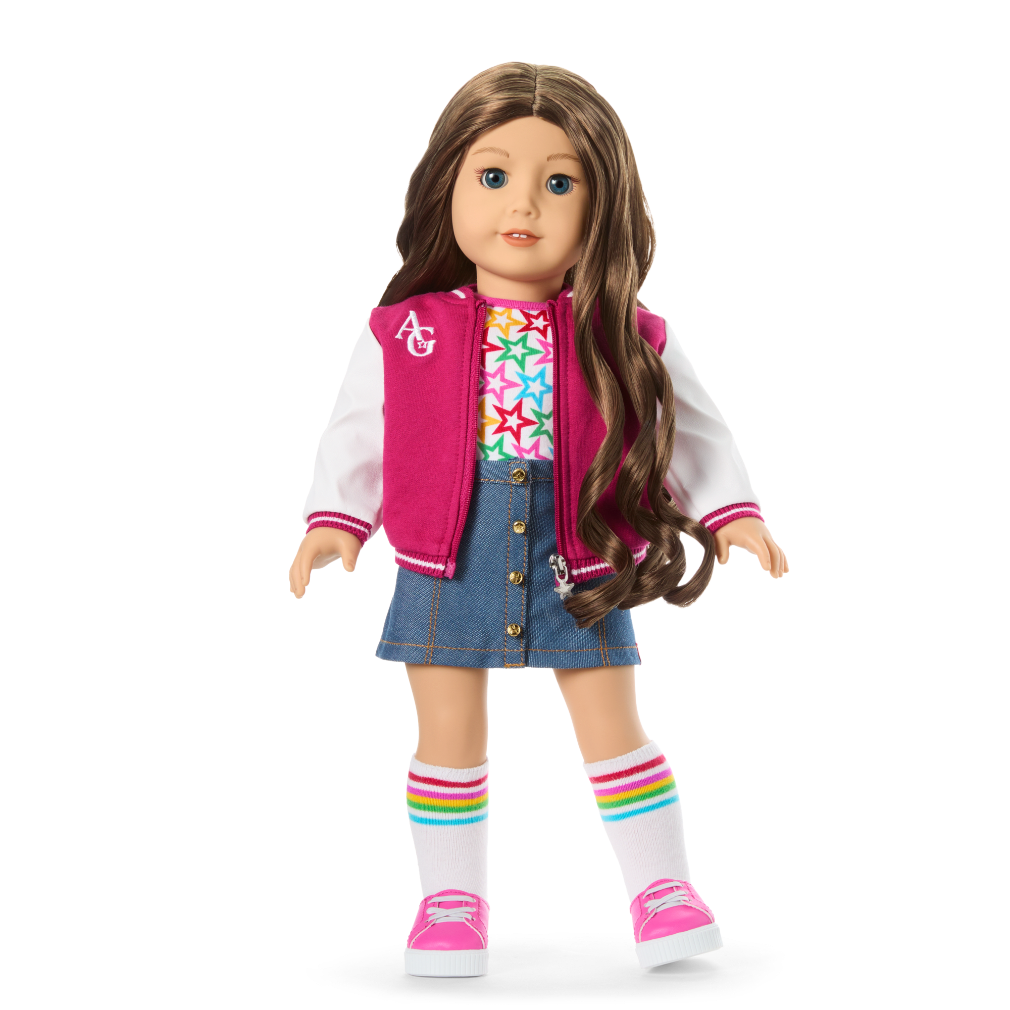Truly Me 18-Inch Doll #126, Puppy, Mini Backpack & Accessories Ag Star Squad Bundle - Image 2