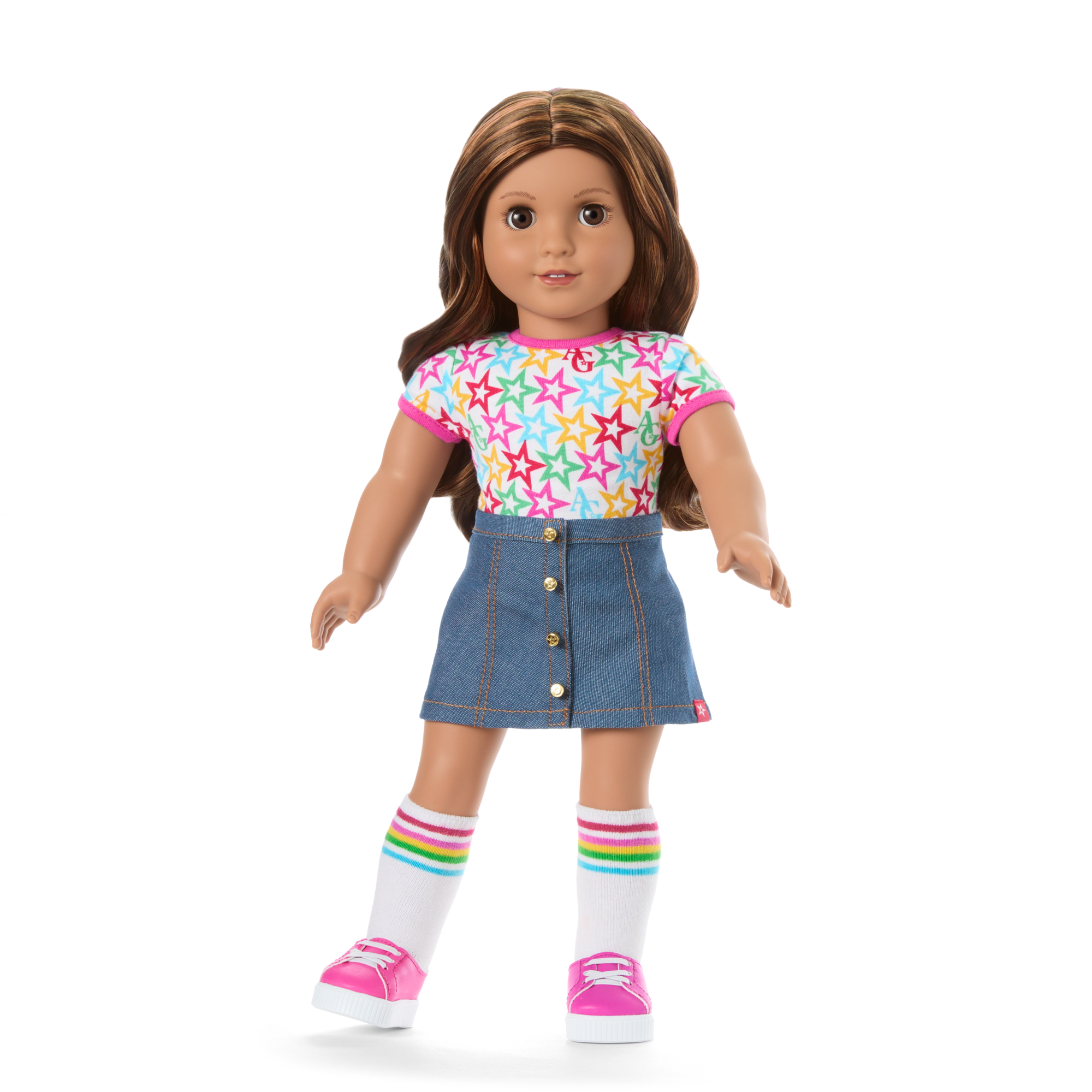 Truly Me 18-Inch Doll #117 With Wavy Dark-Brown Hair - Image 9
