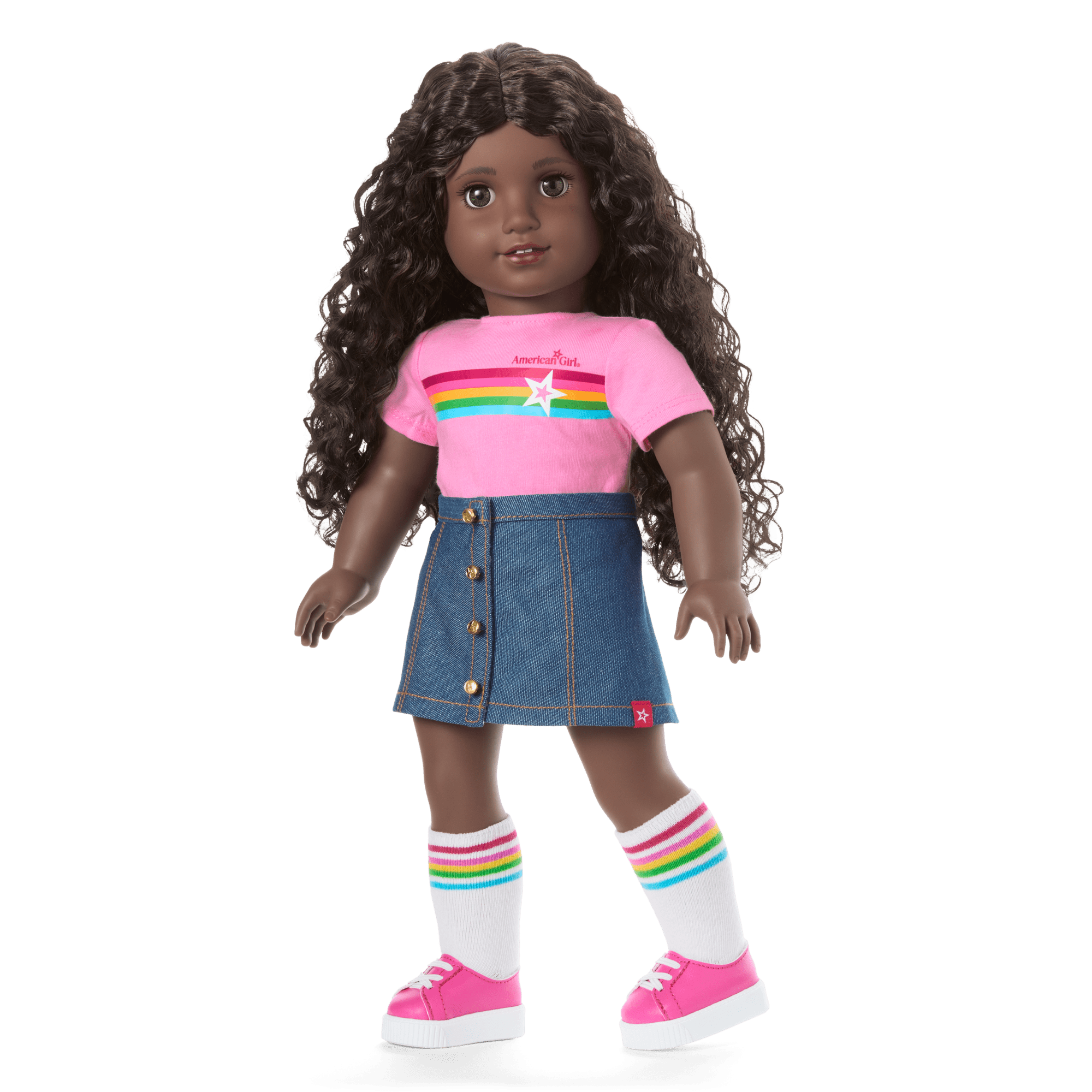 Truly Me 18-Inch Doll #127 With Curly Dark-Brown Hair - Image 11