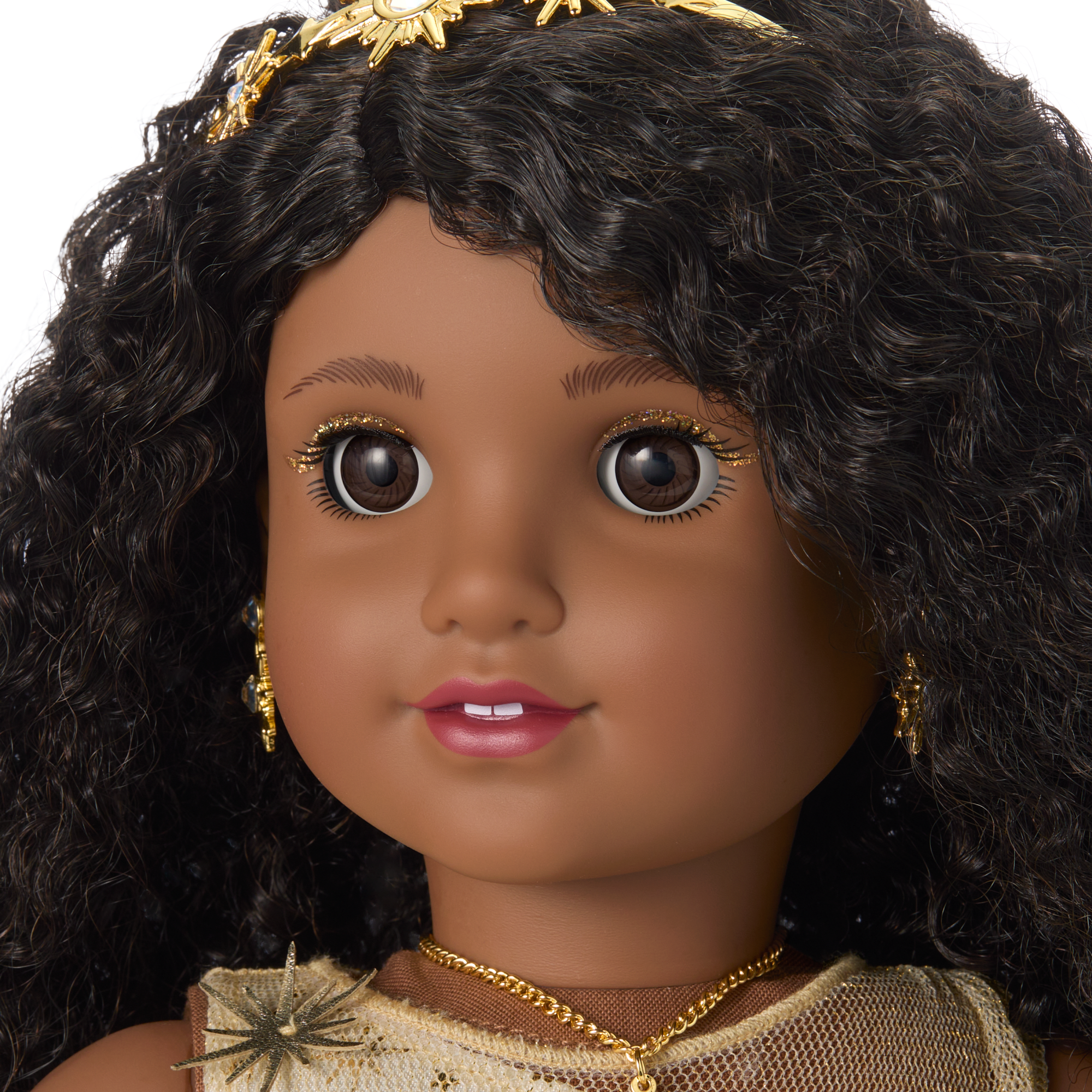 American Girl 2025 Glimmering Gold Holiday Collector Doll - Image 3