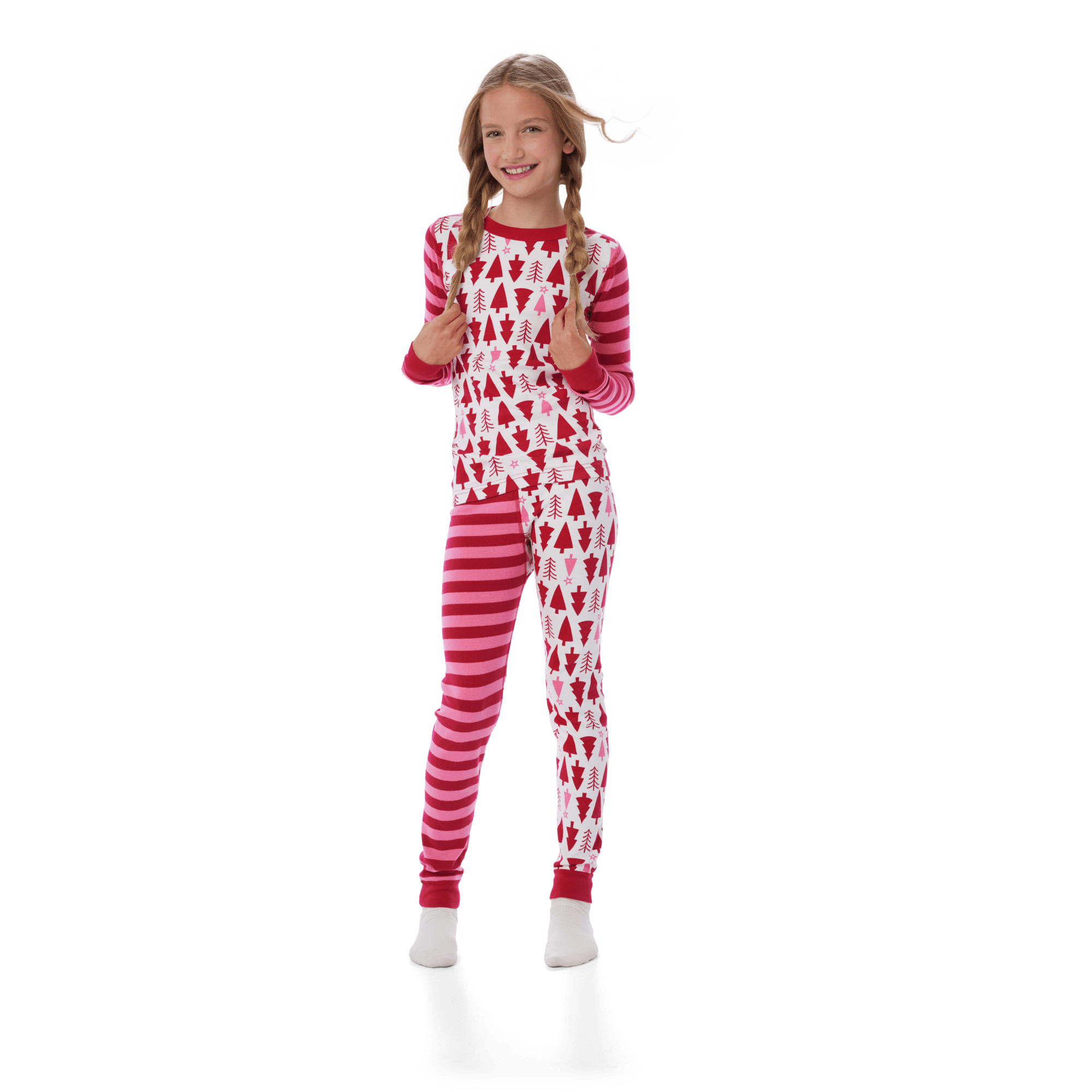 American Girl X Hanna Andersson Holiday Treetops Pajamas For Girls & 18-Inch Dolls - Image 10