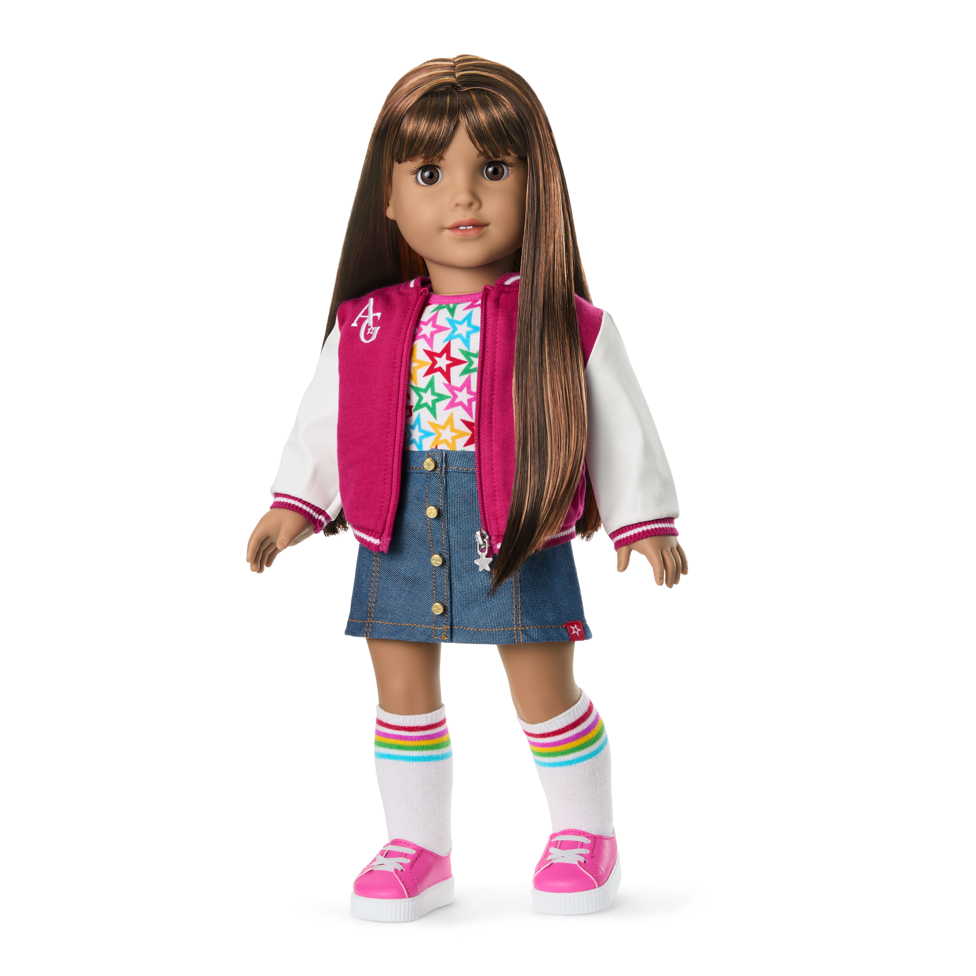 Truly Me 18-Inch Doll #122, Puppy, Mini Backpack & Accessories Ag Star Squad Bundle - Image 2