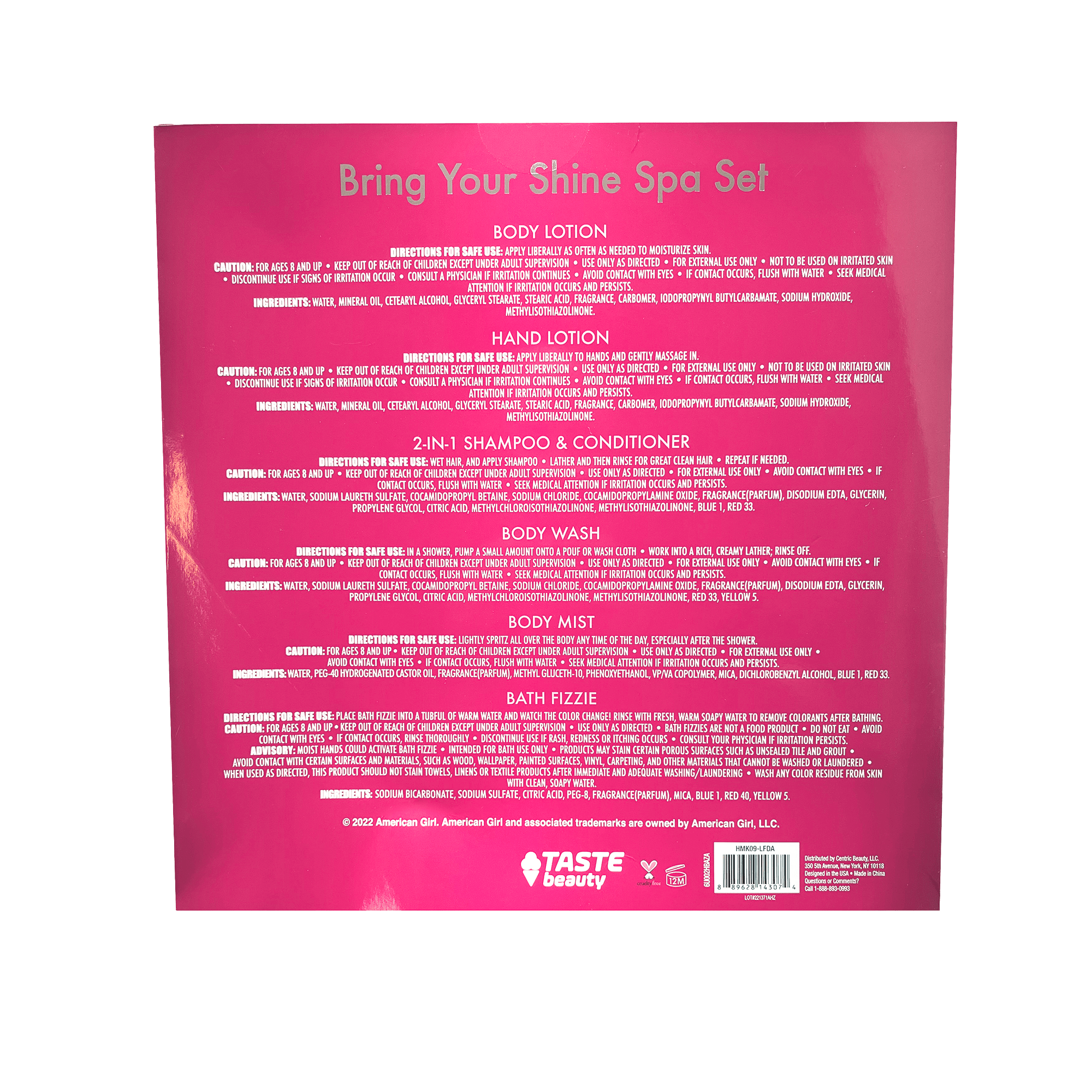 Bring Your Shine Spa Set For Girls - Image 2