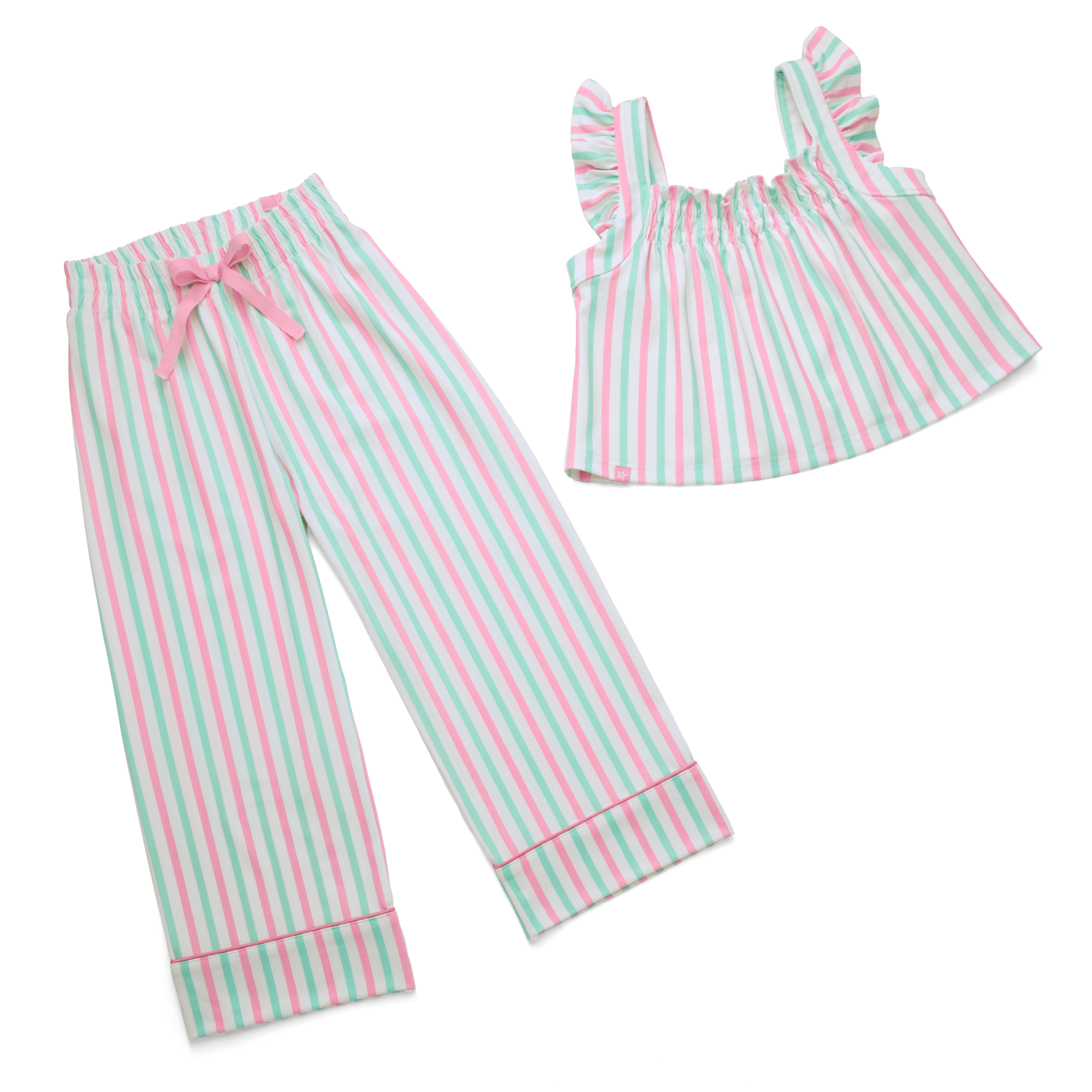 Raquel's Coastal Stripes Pajamas For Girls (Girl Of The Year 2026) - Image 2