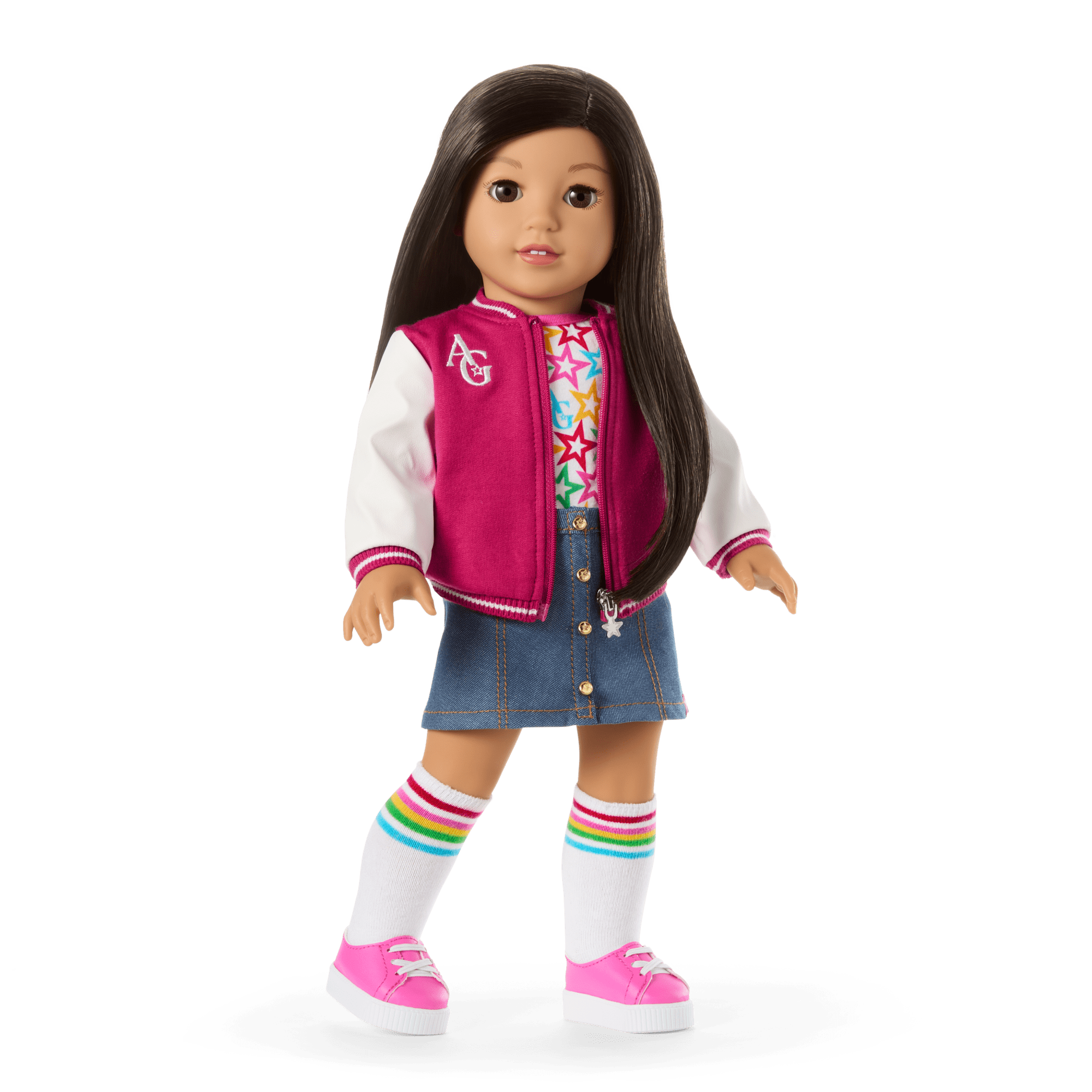 Truly Me 18-Inch Doll #124, Puppy, Mini Backpack & Accessories Ag Star Squad Bundle - Image 2