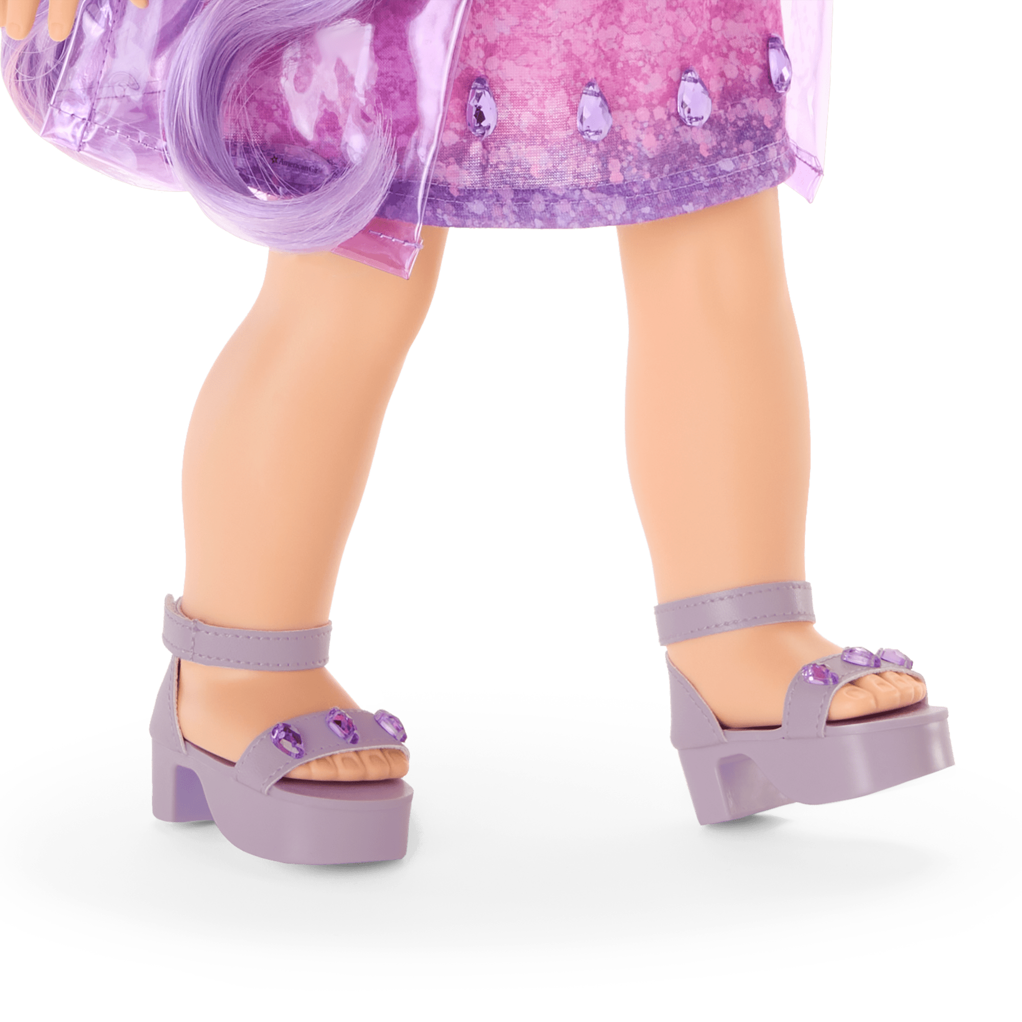 February Amazing Amethyst Outfit For 18-Inch Dolls - Image 6