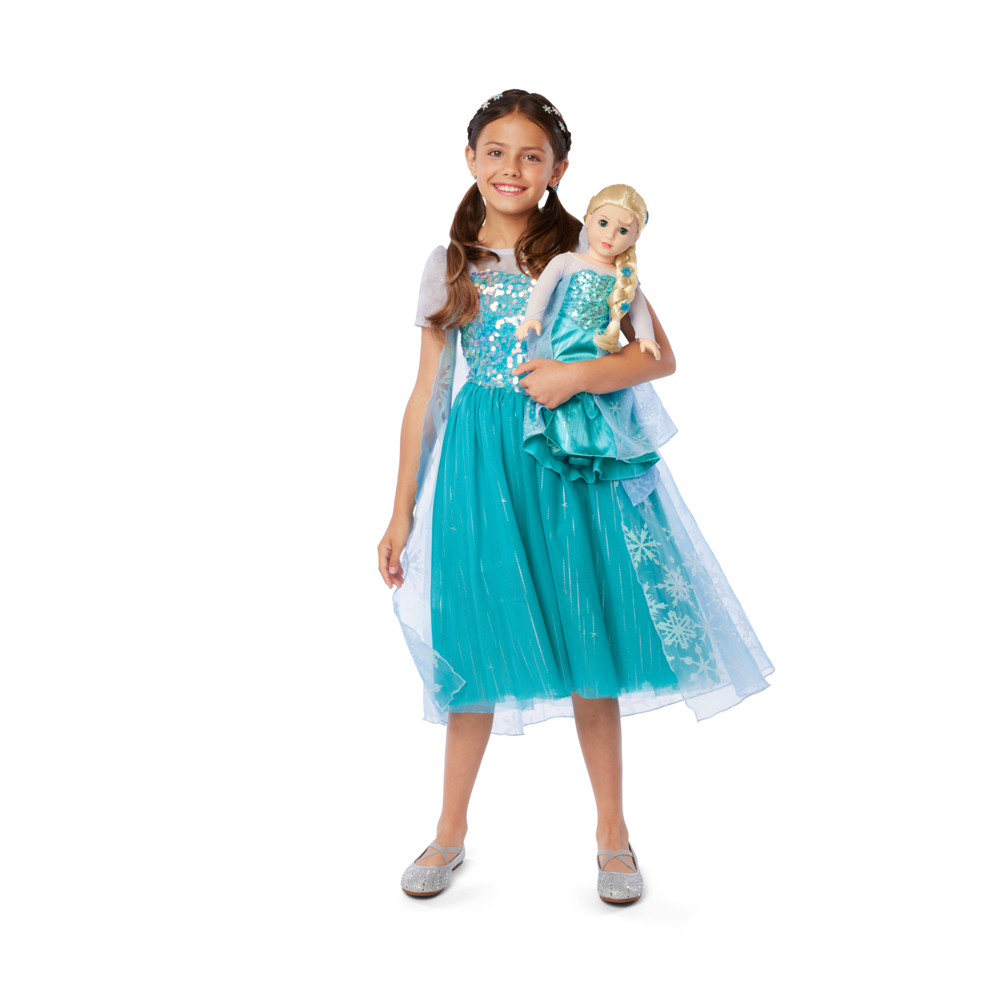 Disney Frozen Elsa Doll & Matching Dress For Girls By American Girl