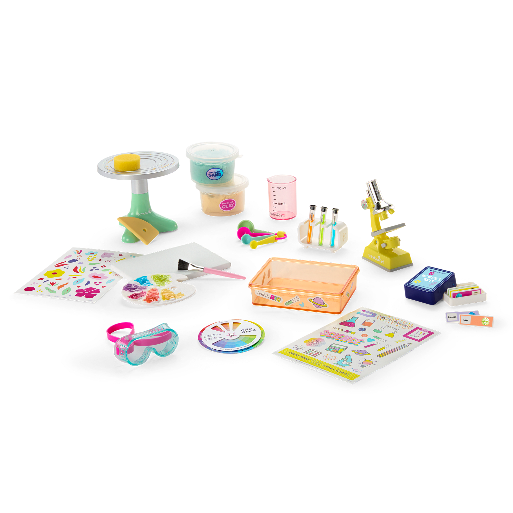 Love To Explore Art & Science Set For 18-Inch Dolls