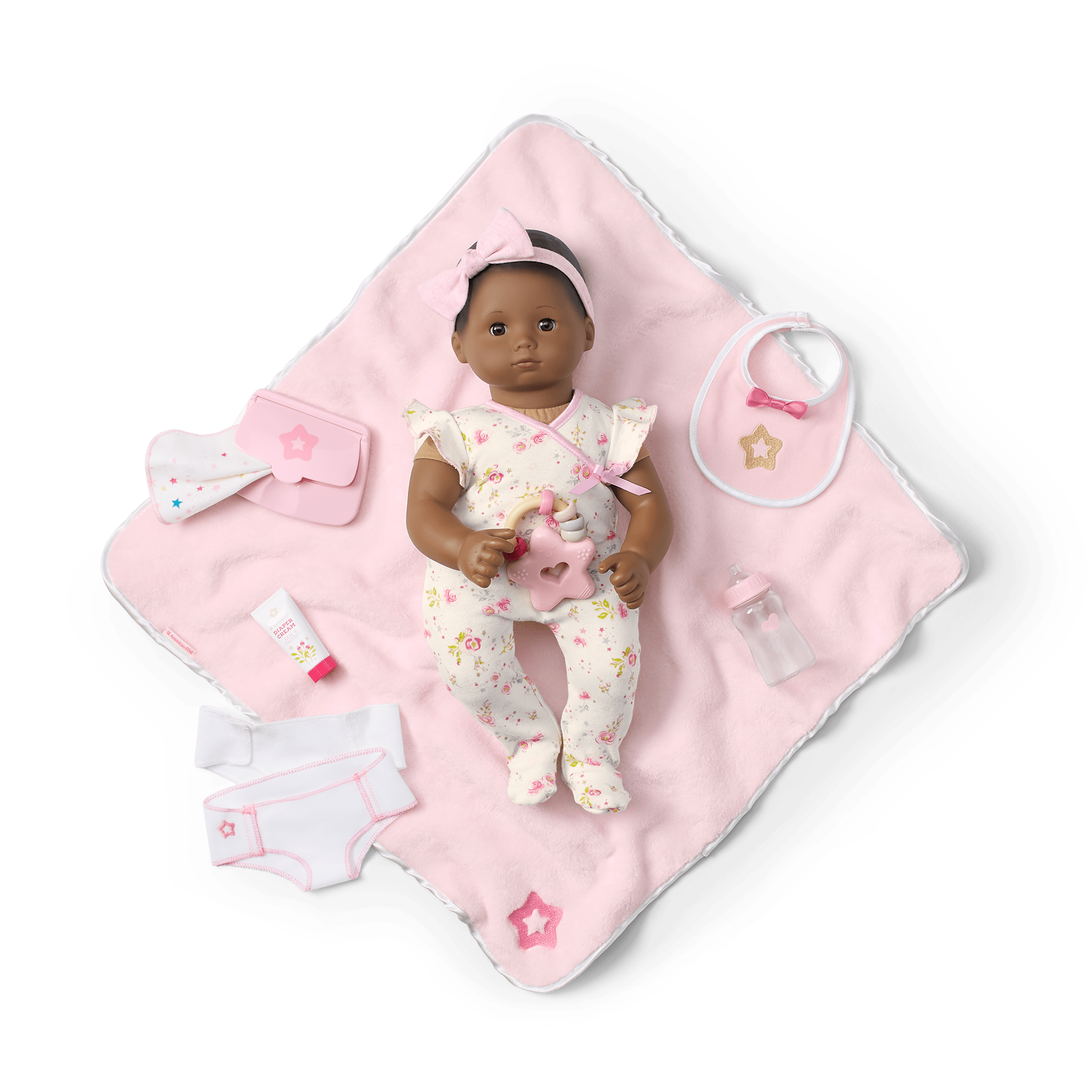 Bitty Baby Doll #1 With Black Hair Care & Play Set - Image 2