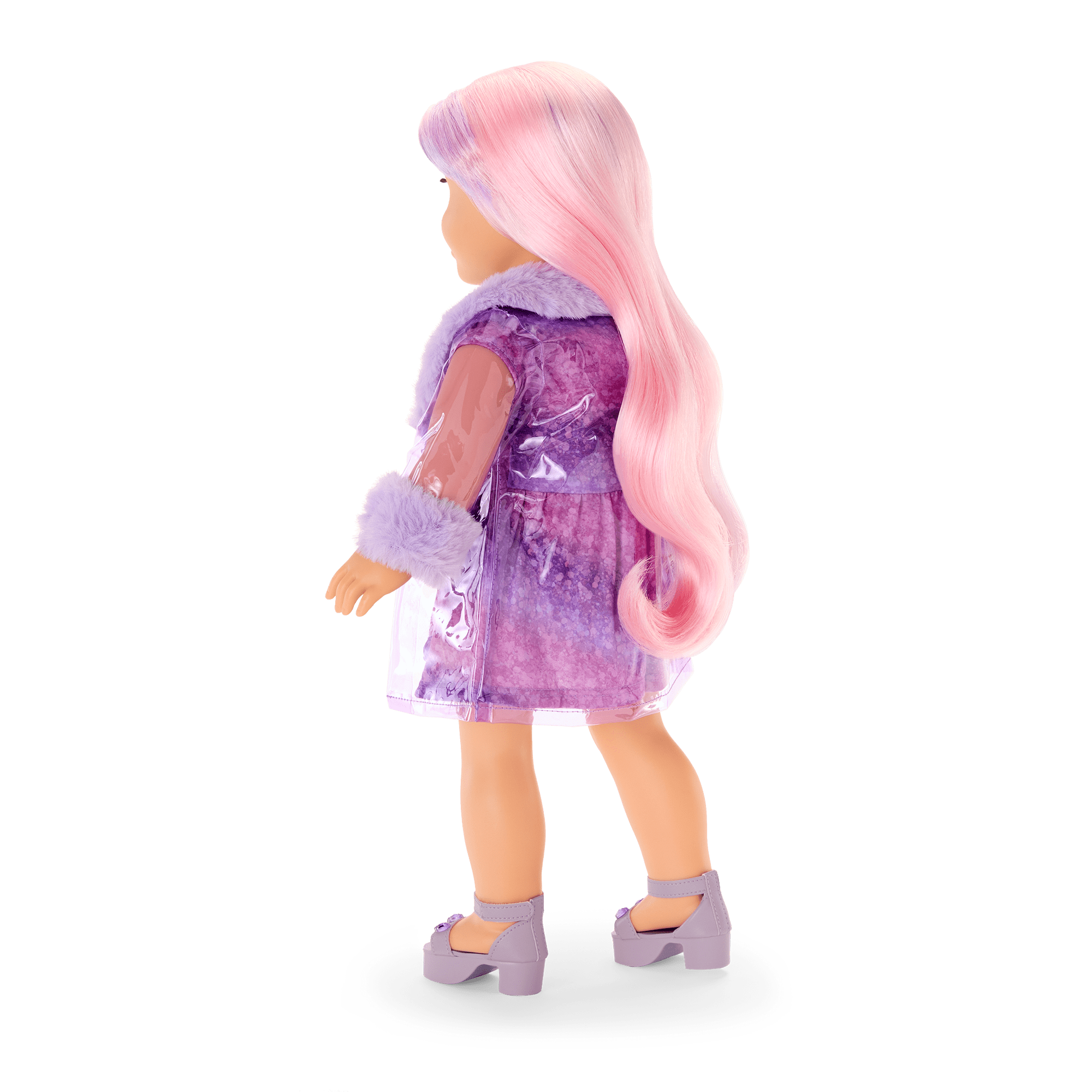 February Amazing Amethyst Outfit For 18-Inch Dolls - Image 3