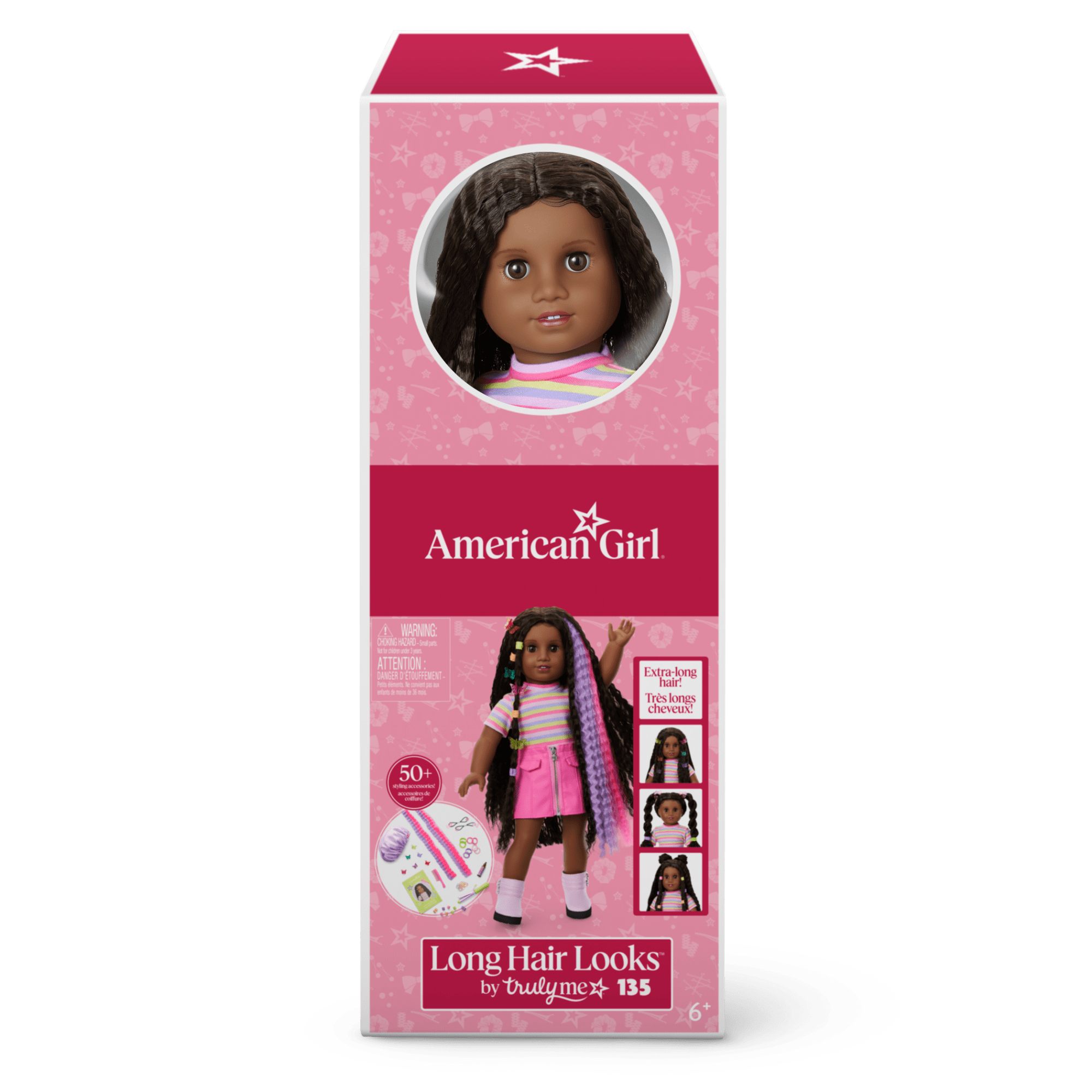 Long Hair Looks By Truly Me 18-Inch Doll #135 & Hair Accessories - Image 17