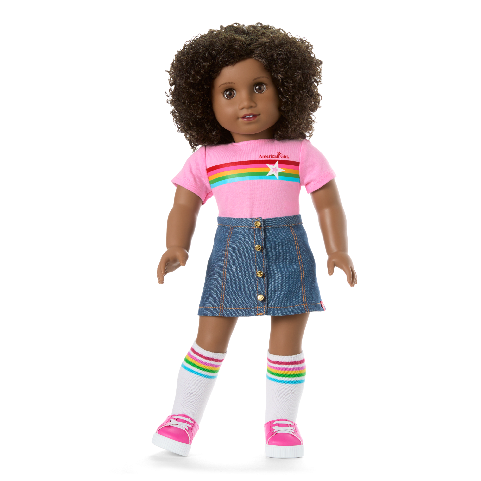 Truly Me 18-Inch Doll #112 With Curly Dark-Brown Hair - Image 10