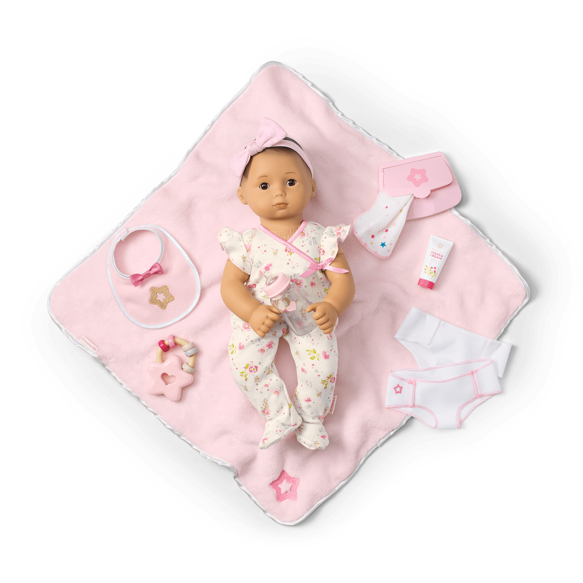 Bitty Baby Doll #4 With Black Hair Care & Play Set - Image 2