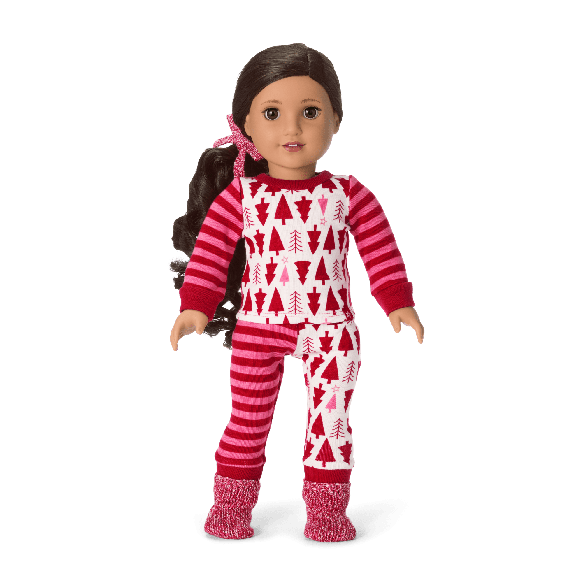 American Girl X Hanna Andersson Holiday Treetops Pajamas For Girls & 18-Inch Dolls - Image 11
