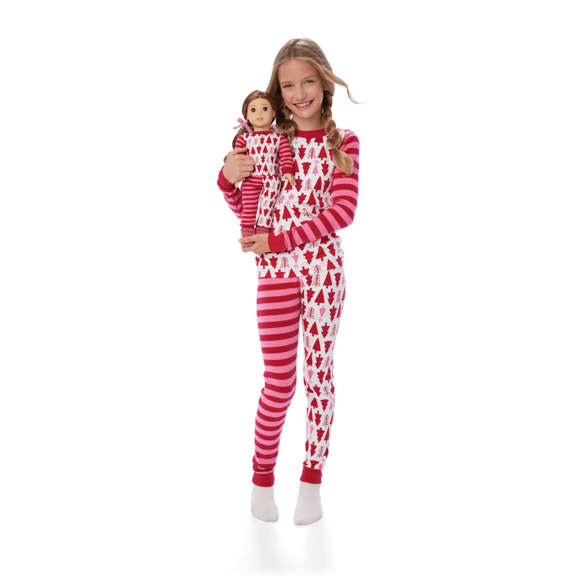 American Girl X Hanna Andersson Holiday Treetops Pajamas For Girls & 18-Inch Dolls