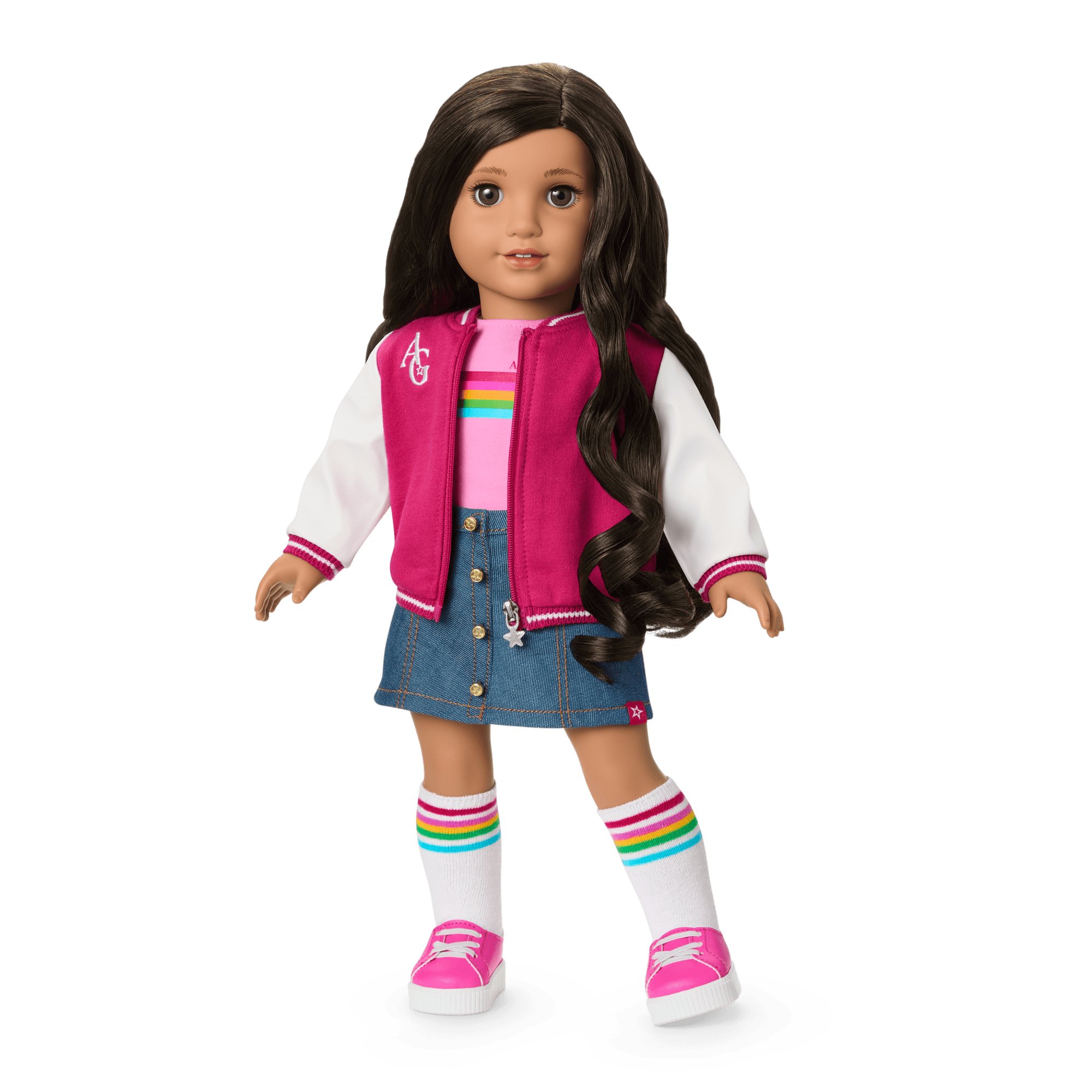 Truly Me 18-Inch Doll #108 With Curly Black-Brown Hair - Image 14