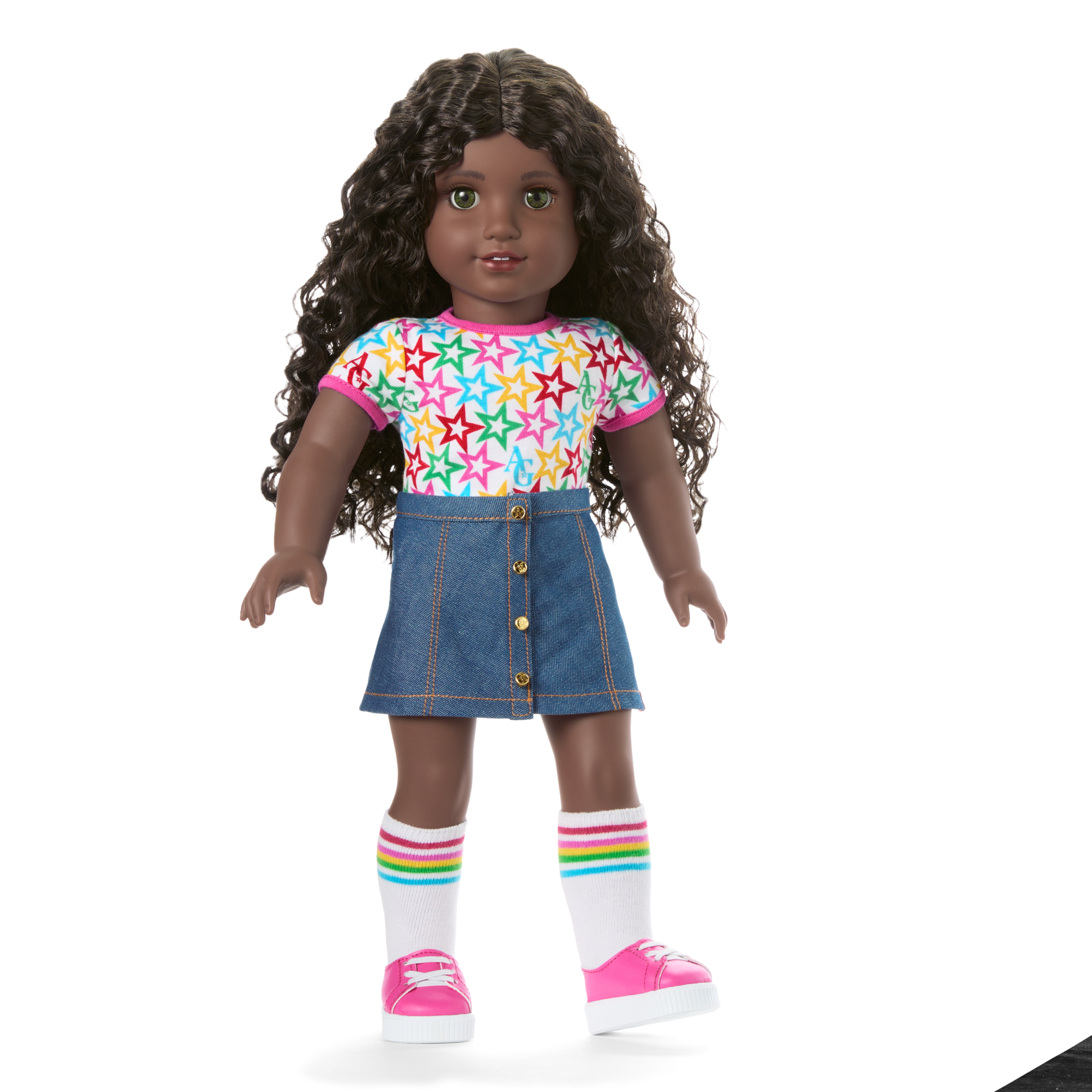 Truly Me 18-Inch Doll #127 With Curly Dark-Brown Hair - Image 9