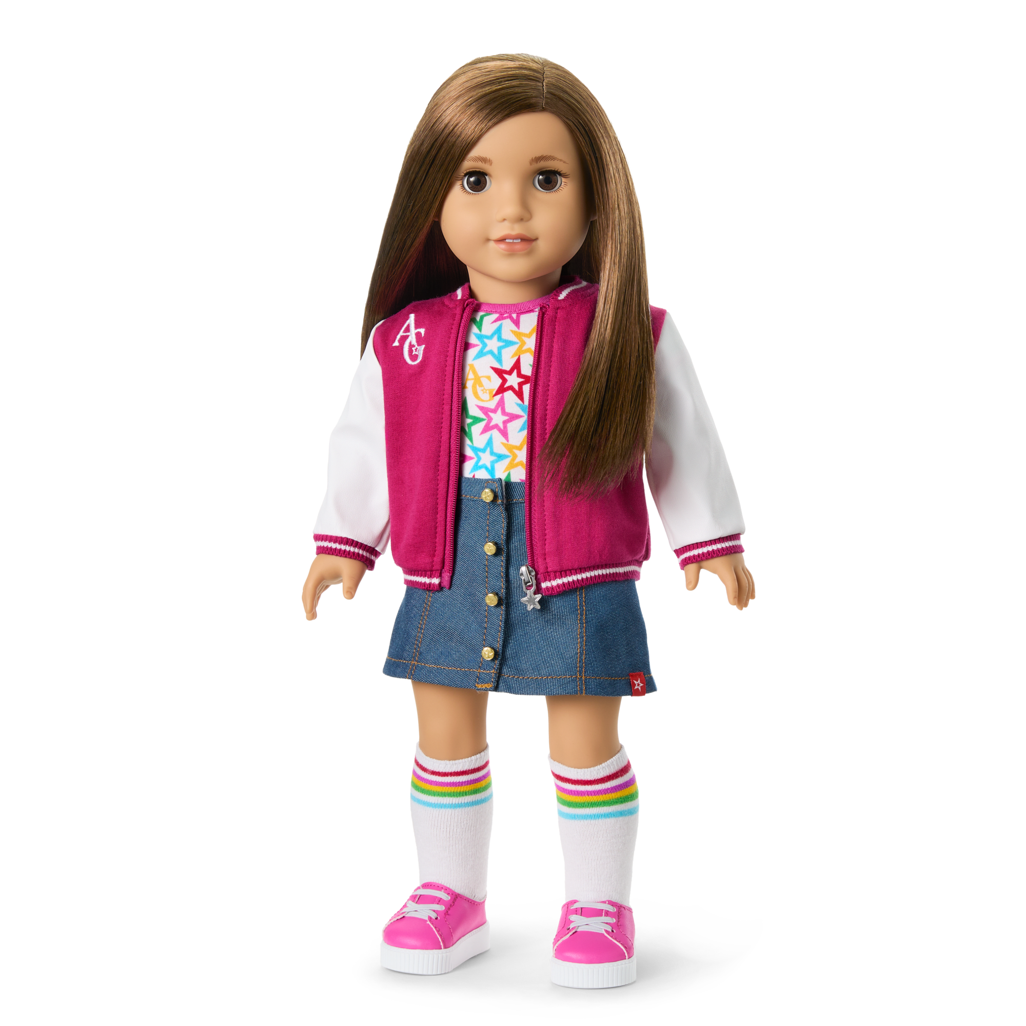 Truly Me 18-Inch Doll #107 With Straight Brown Hair