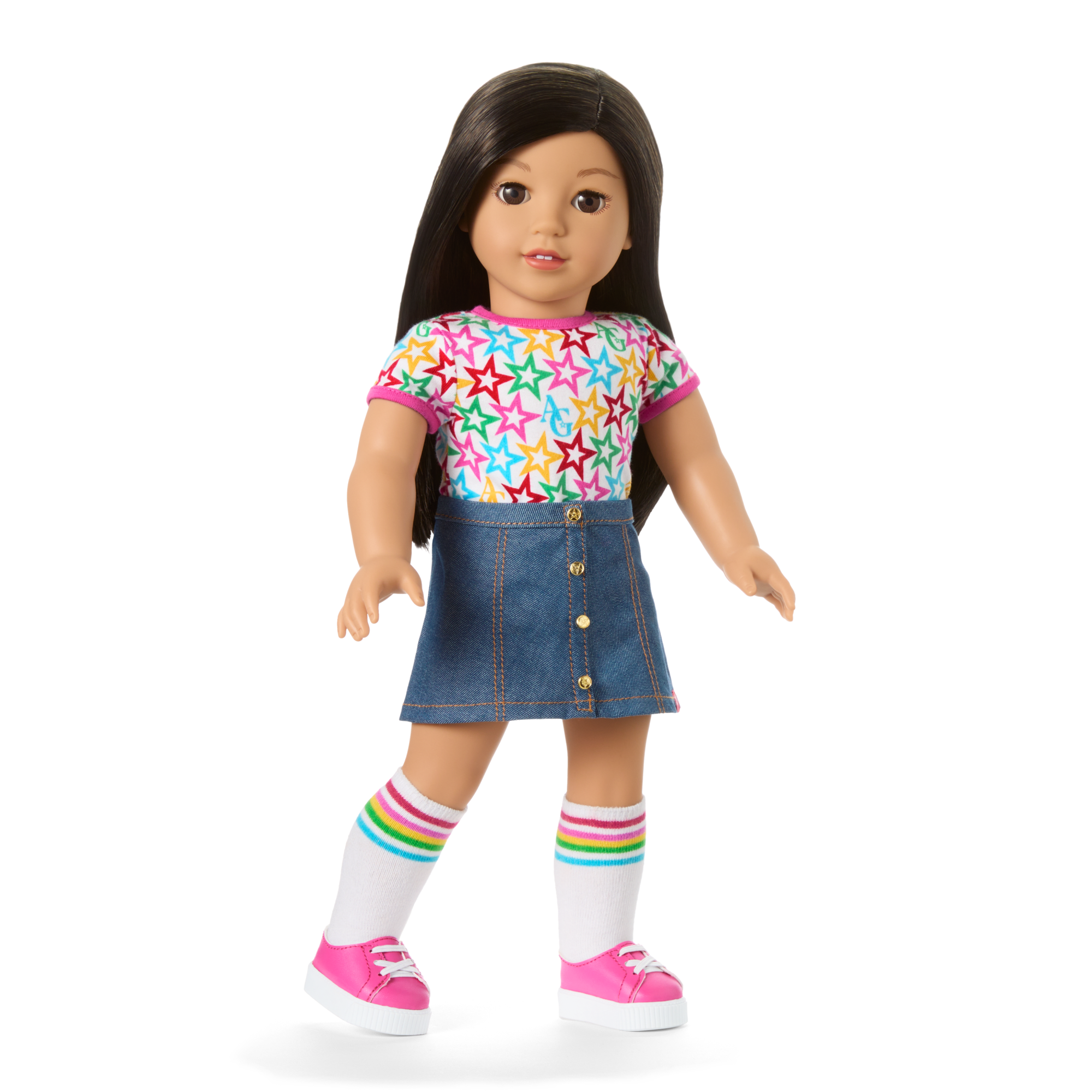 Truly Me 18-Inch Doll #124, Puppy, Mini Backpack & Accessories Ag Star Squad Bundle - Image 9
