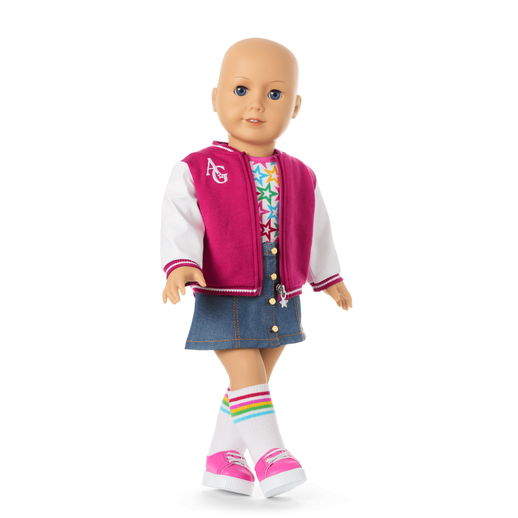 Truly Me 18-Inch Doll #105, Puppy, Mini Backpack & Accessories Ag Star Squad Bundle - Image 2