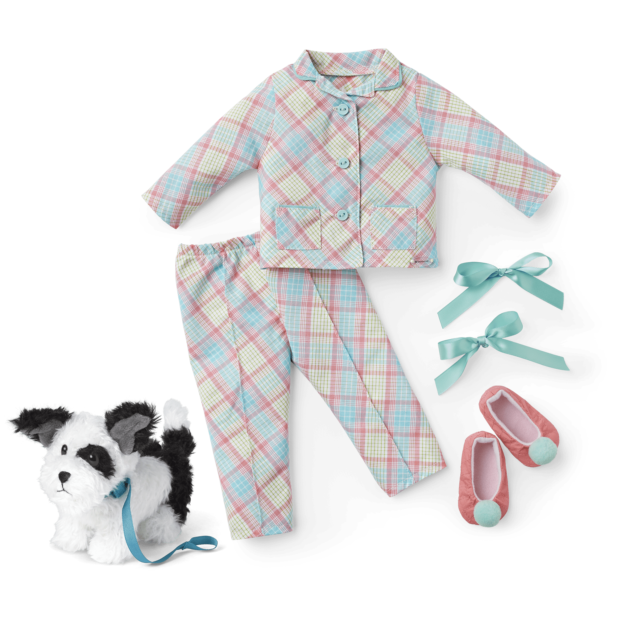 Melody's Plaid Pajamas & Dog (Historical Characters) - Image 2