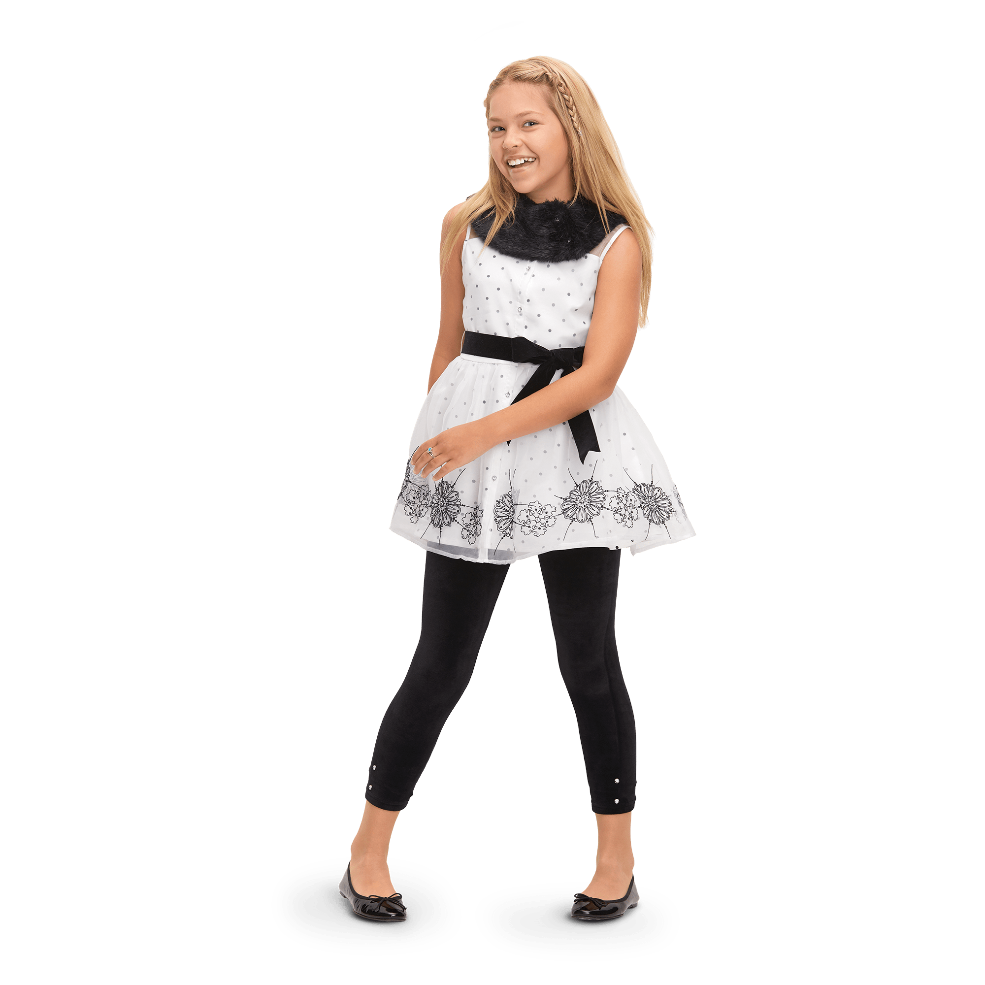 Let It Snow Tunic For Girls - Image 3