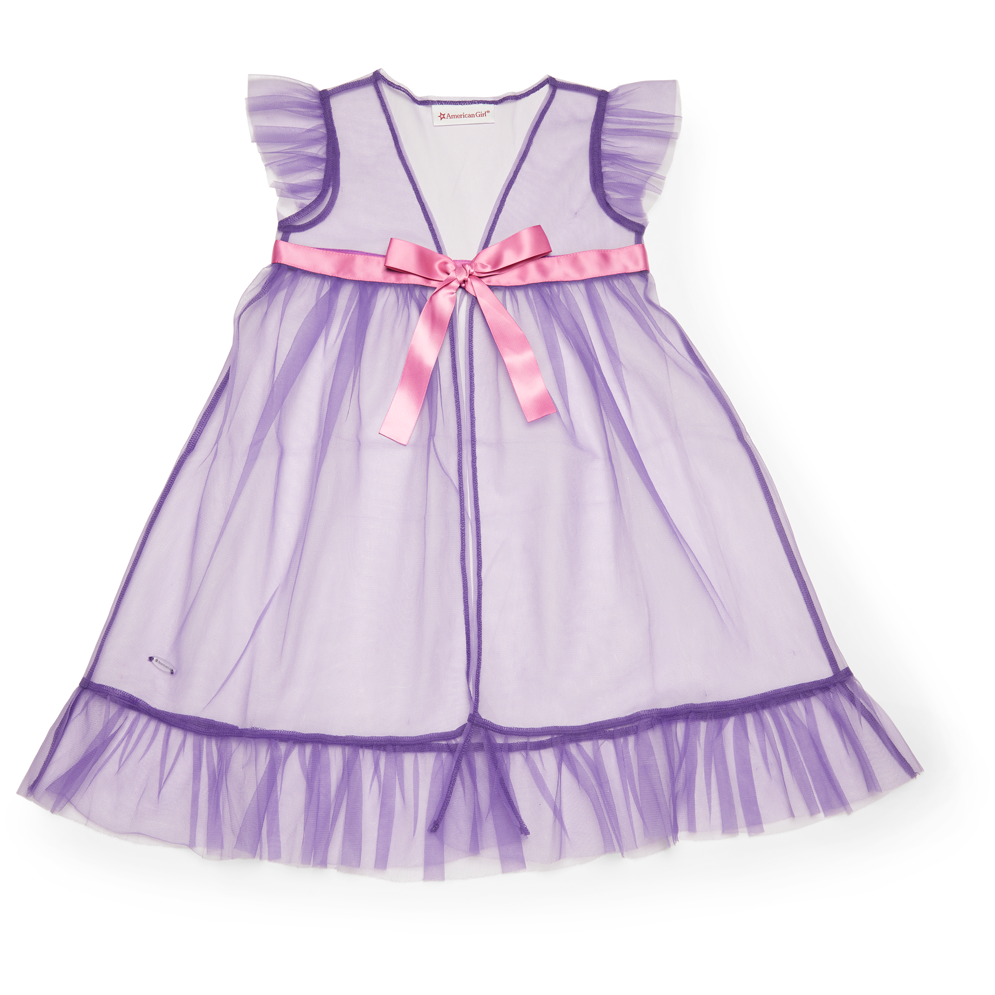 Royal Ruffles Nightie And Robe For Little Girls & Welliewishers Dolls - Image 7