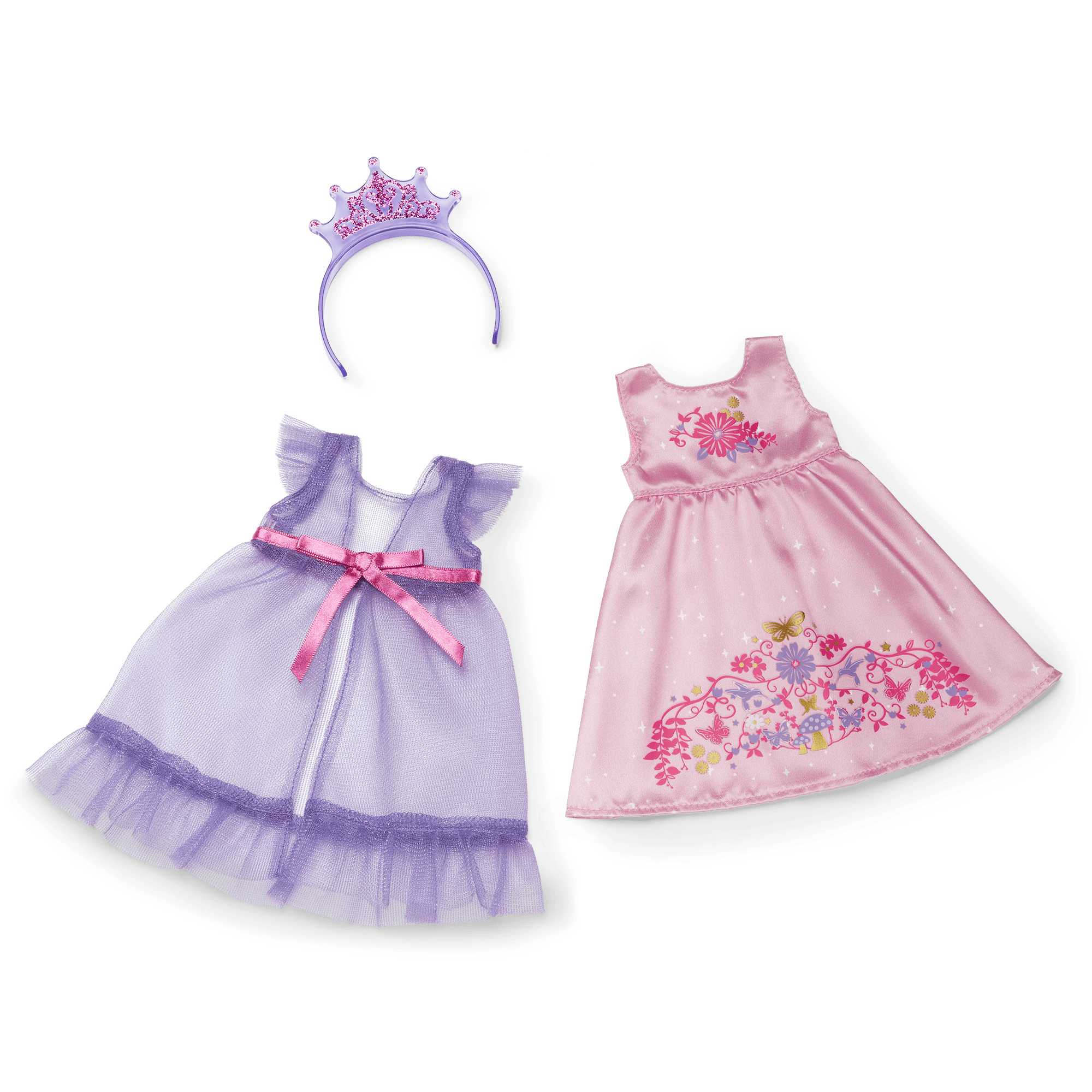 Royal Ruffles Nightie And Robe For Little Girls & Welliewishers Dolls - Image 16