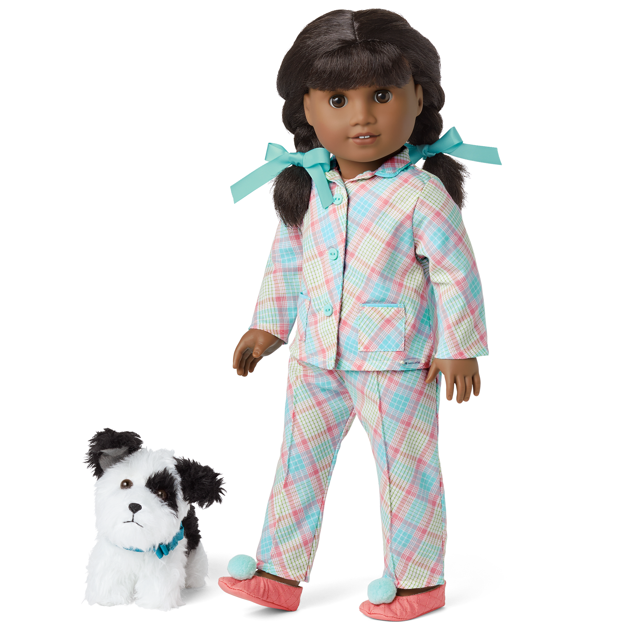 Melody's Plaid Pajamas & Dog (Historical Characters)