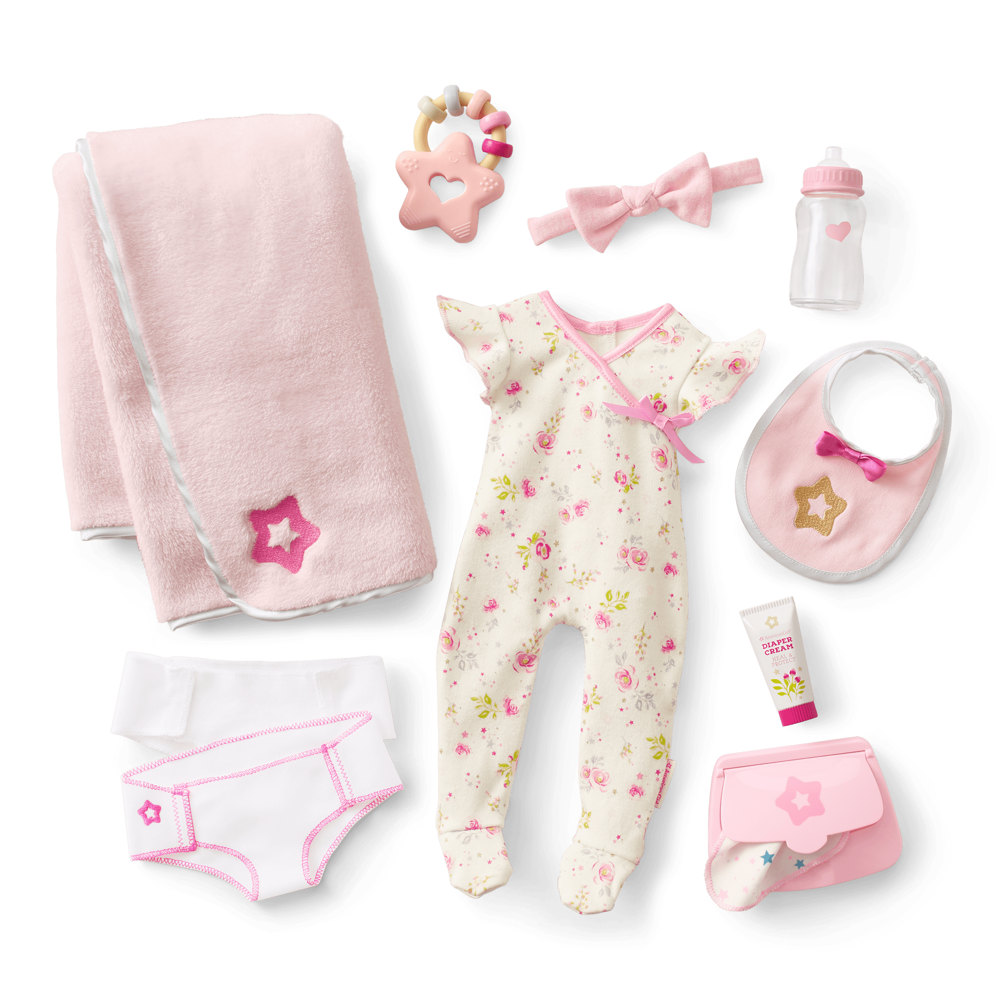 Bitty Baby Doll #3 With Blonde Hair Care & Play Set - Image 3