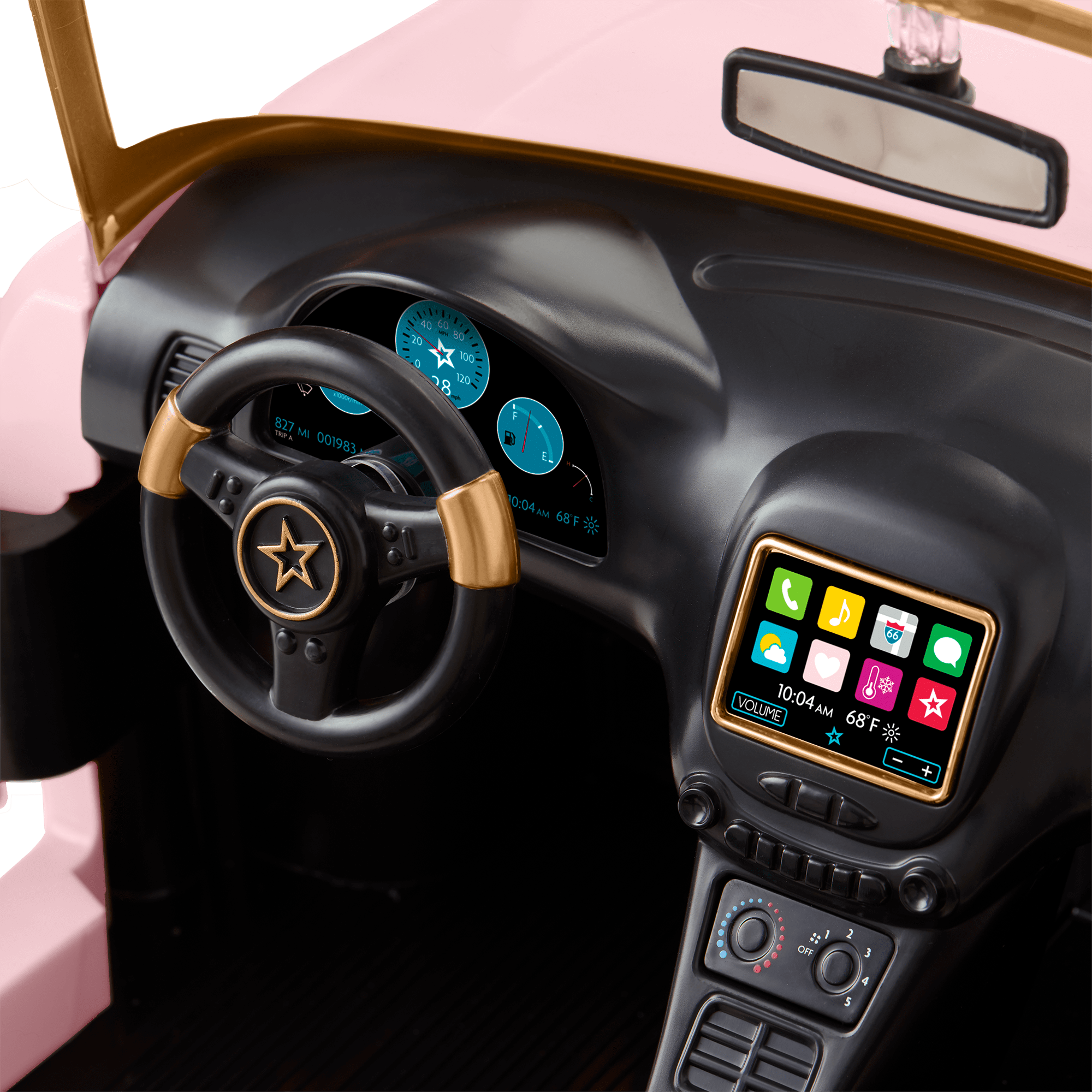 American Girl Rc Sports Car-Pink - Image 6