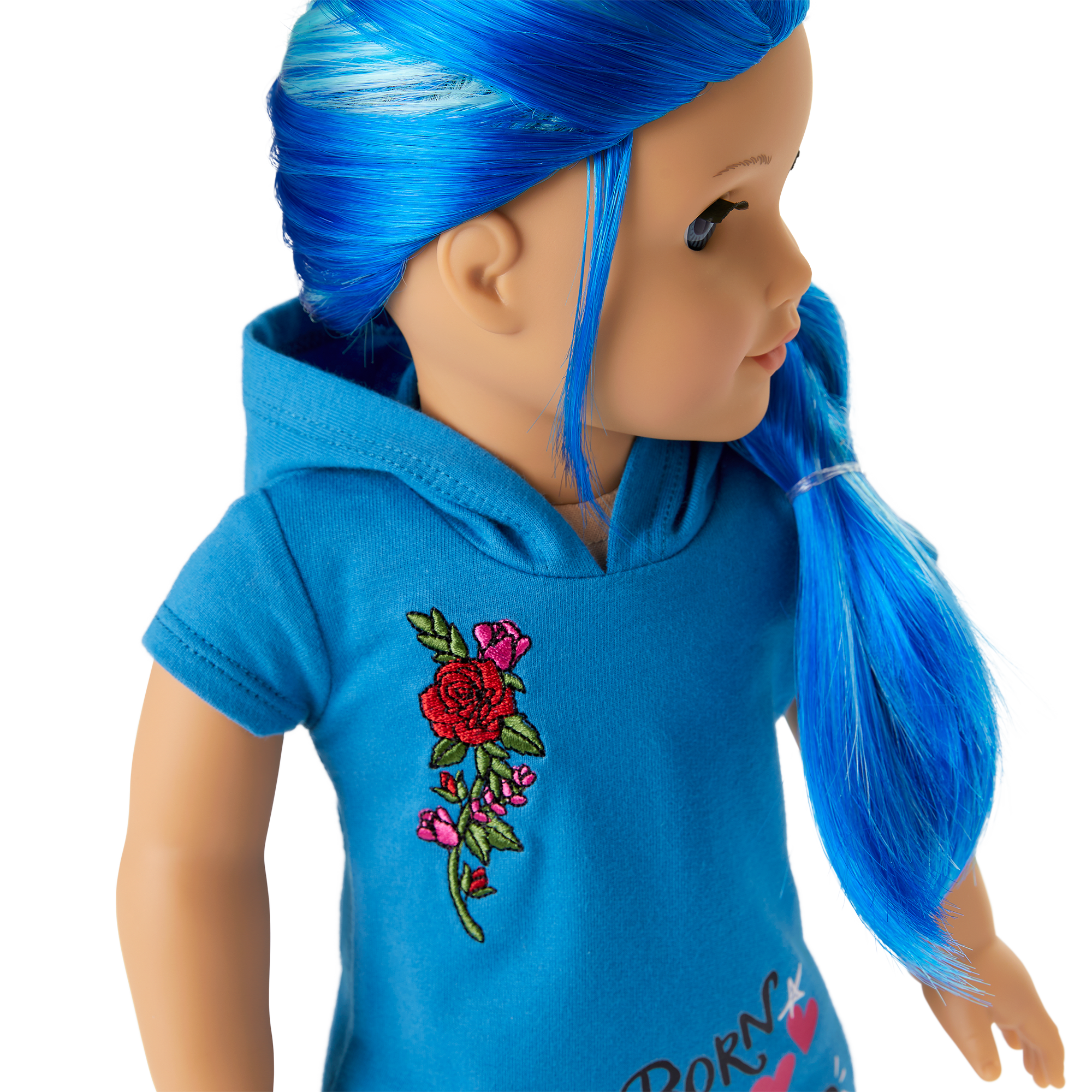 Truly Me 18-Inch Doll #90 With Long Blue Hair - Image 4