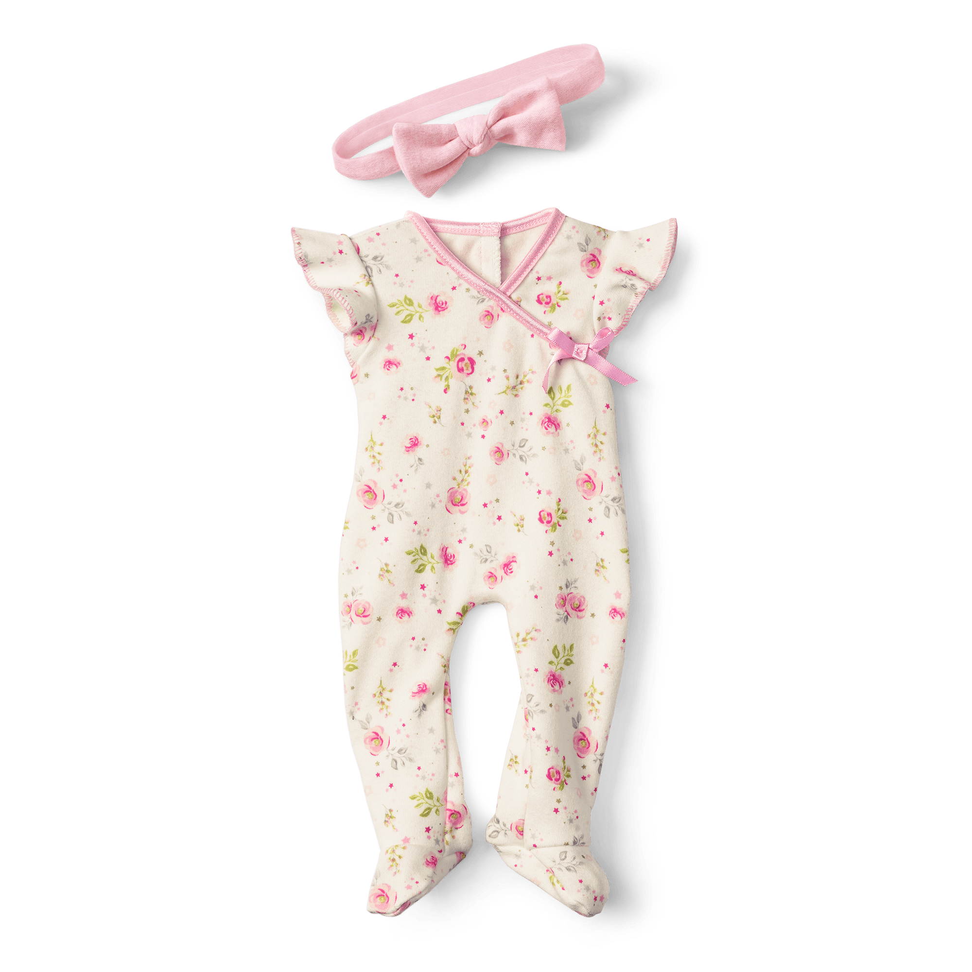 Beautiful Blooms Pajamas For Little Girls & Bitty Baby Dolls - Image 7