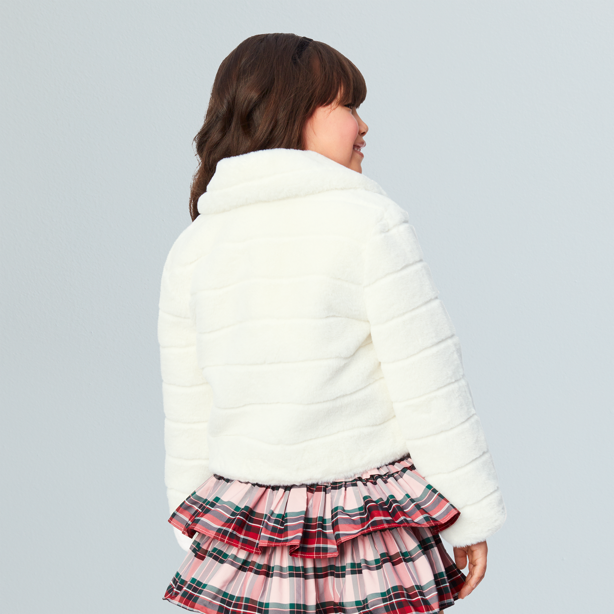 American Girl X Janie And Jack Winter-White Jacket For Girls - Image 3