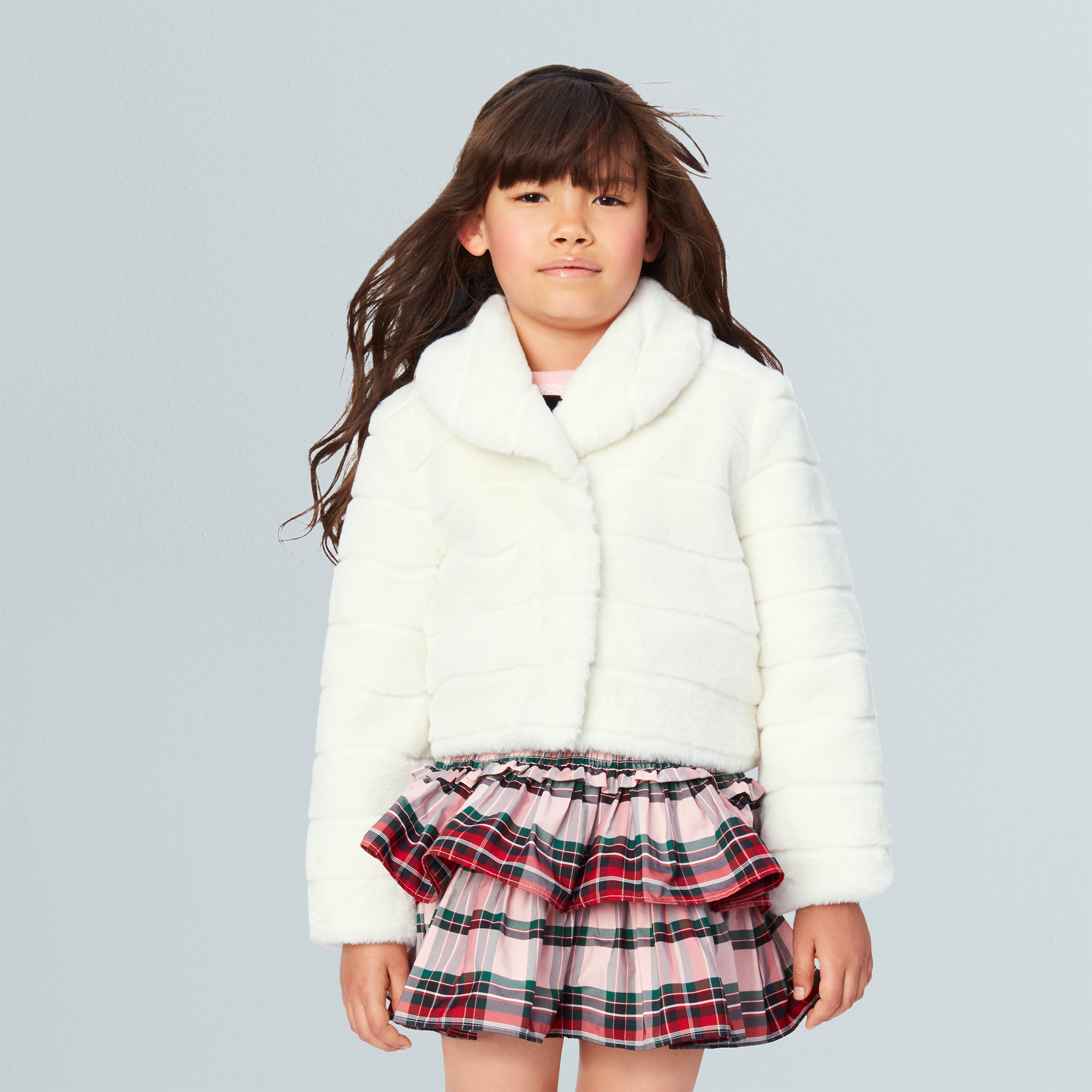 American Girl X Janie And Jack Winter-White Jacket For Girls - Image 2