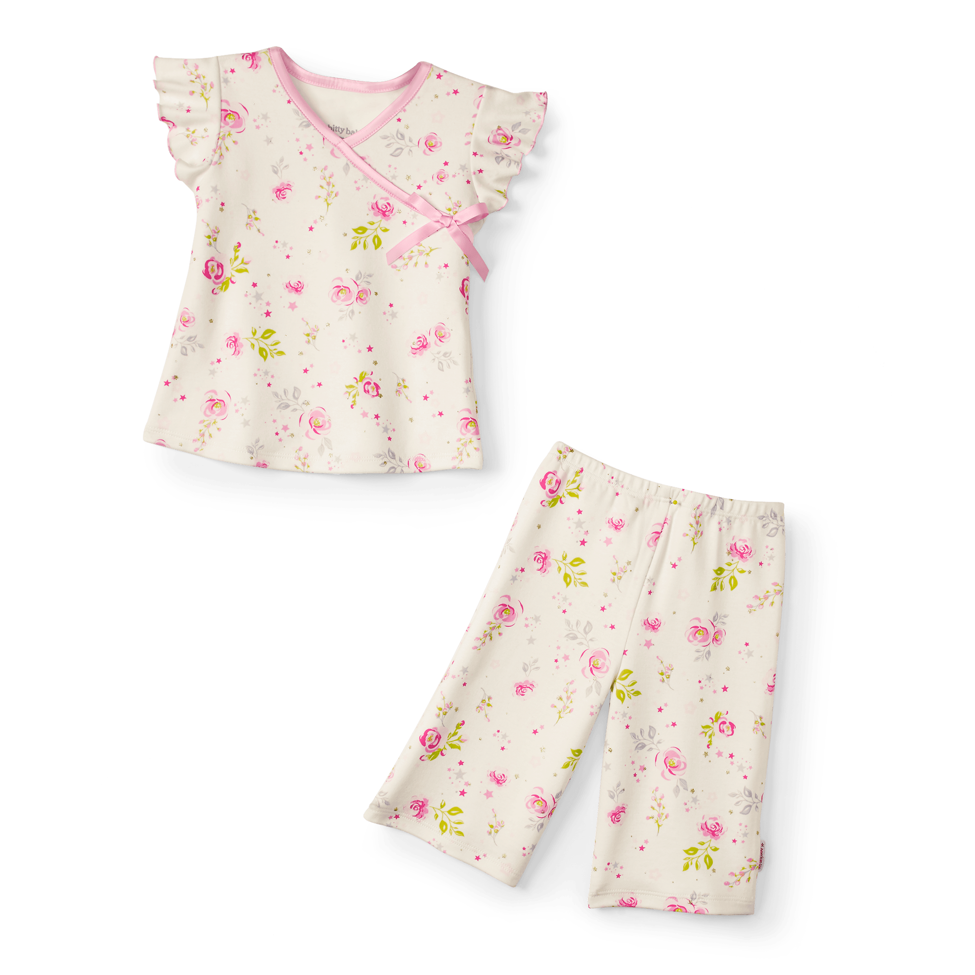 Beautiful Blooms Pajamas For Little Girls - Image 4