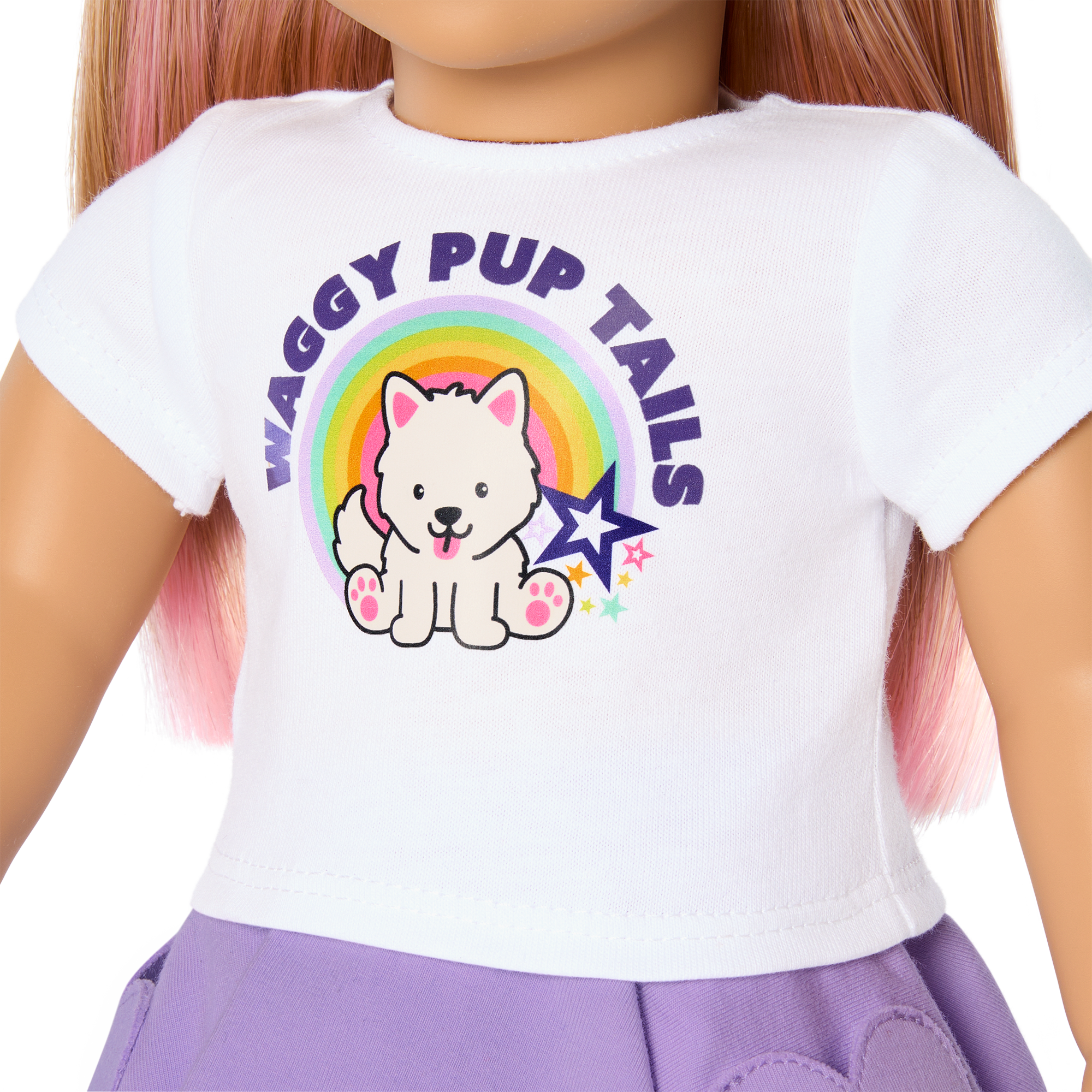 Summer's Waggy Pup Tails Outfit For 18-Inch Dolls (Girl Of The Year 2025) - Image 2