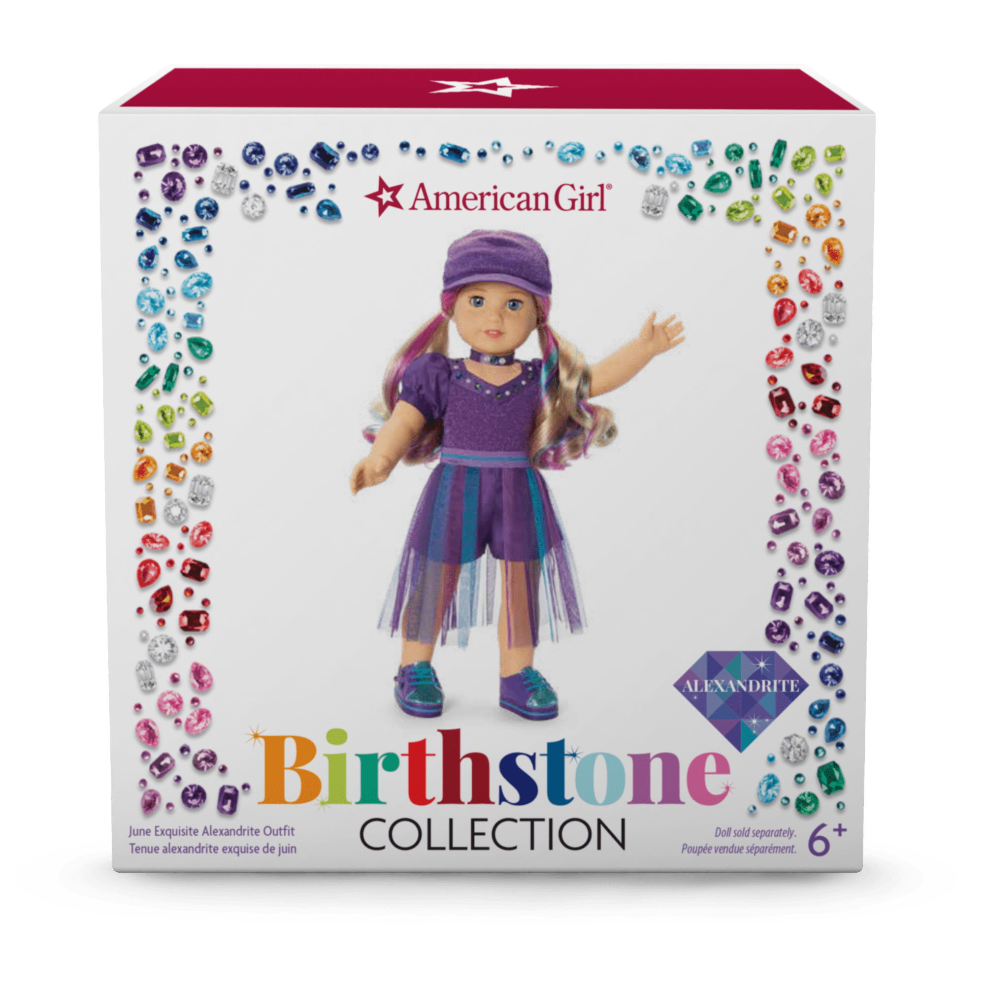 June Exquisite Alexandrite Outfit For 18-Inch Dolls - Image 7