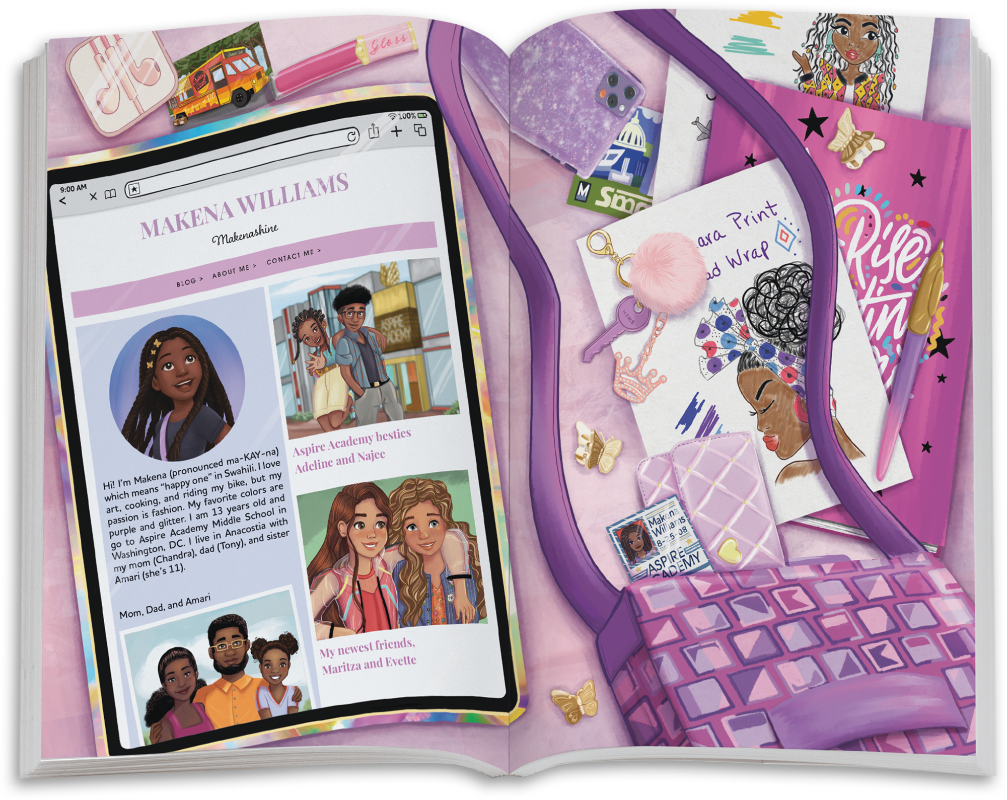 Makena Doll & Book - Image 9