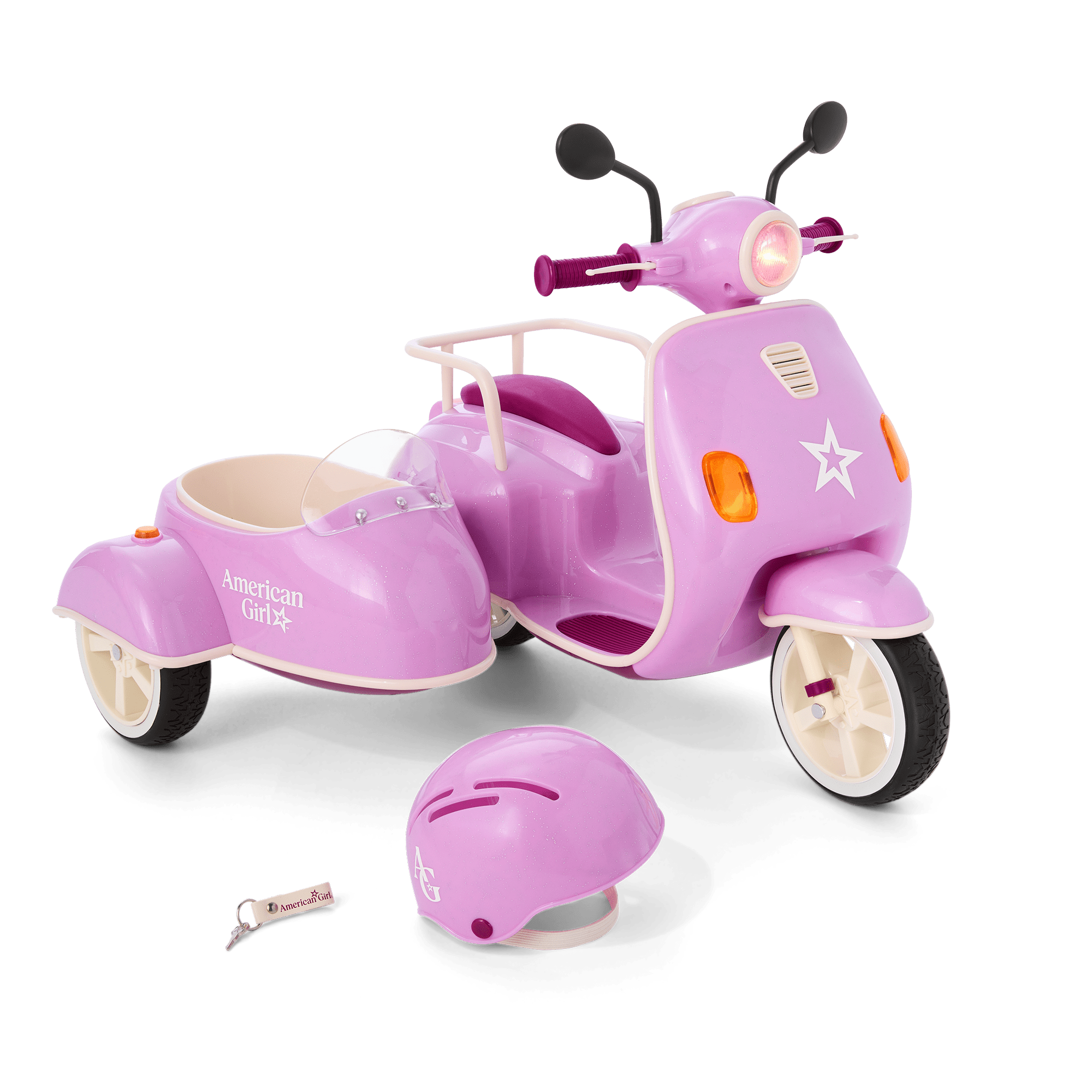 Hit The Road Scooter & Sidecar For 18-Inch Dolls