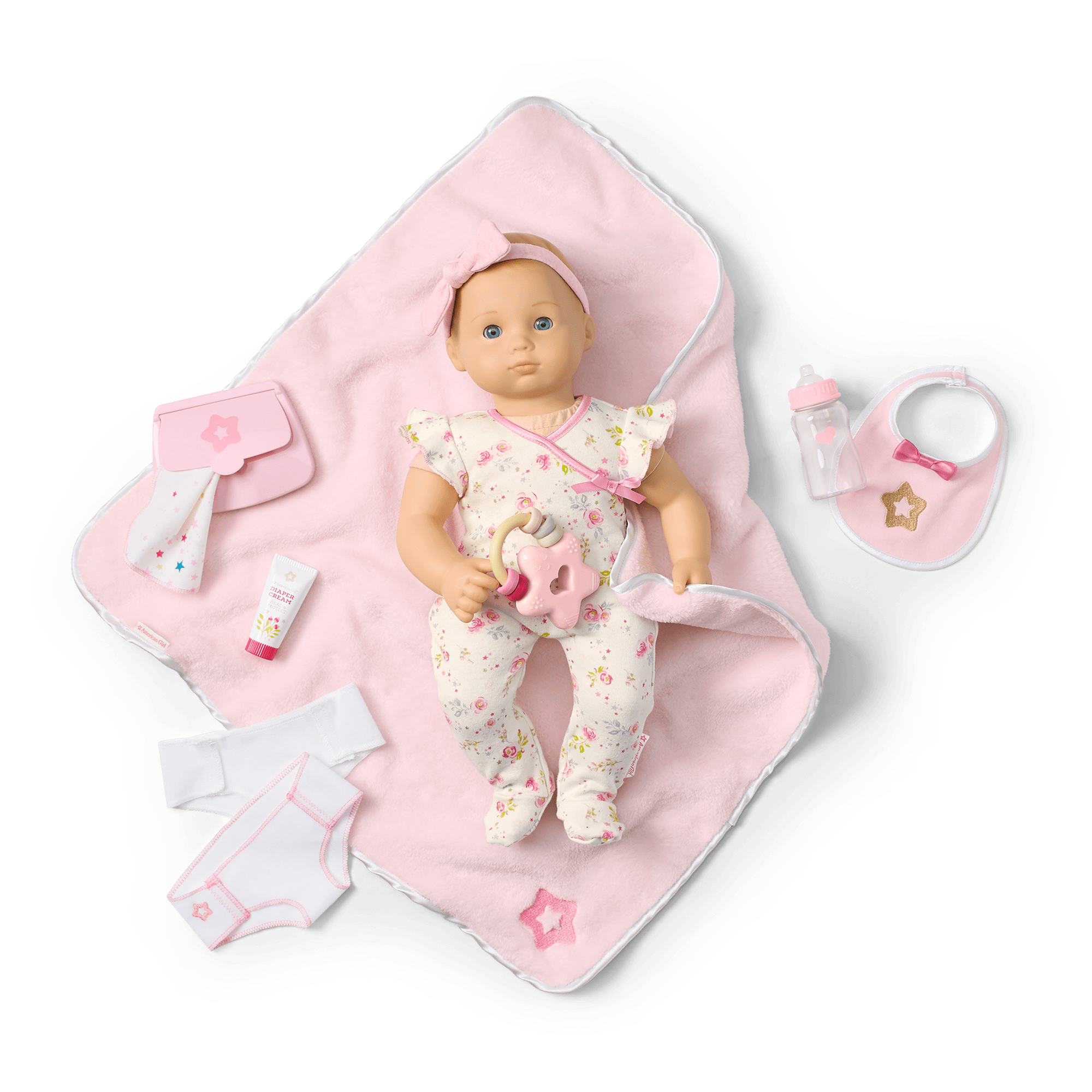 Bitty Baby Doll #3 With Blonde Hair Care & Play Set - Image 2