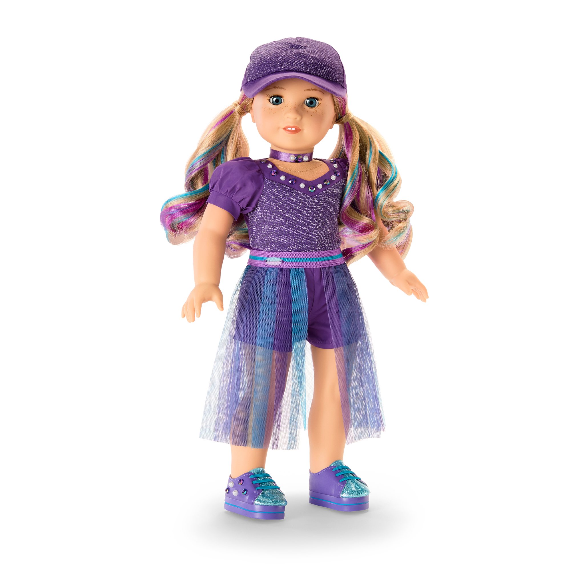 June Exquisite Alexandrite Outfit For 18-Inch Dolls - Image 2